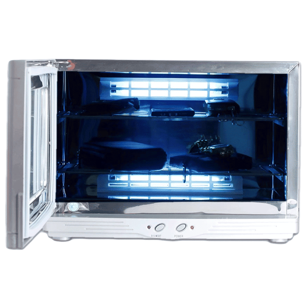 WONDERCHEF Torino Electric UVC Sanitizing Oven (Certified By ATCC, 63153576, Silver)_3