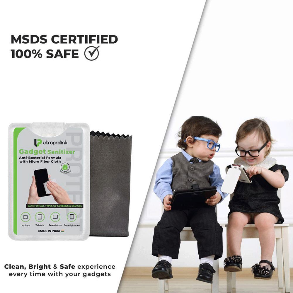 Ultraprolink Cleaning Kit For Laptops, Tablet & Mobiles (Anti-Static Formula, UM1031, Transparent)_5