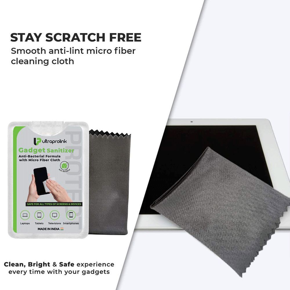 Ultraprolink Cleaning Kit For Laptops, Tablet & Mobiles (Anti-Static Formula, UM1031, Transparent)_3