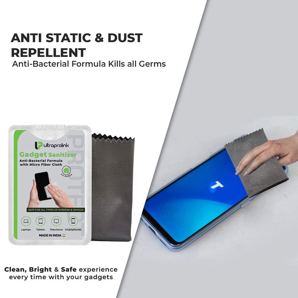 Ultraprolink Cleaning Kit For Laptops, Tablet & Mobiles (Anti-Static Formula, UM1031, Transparent)_6