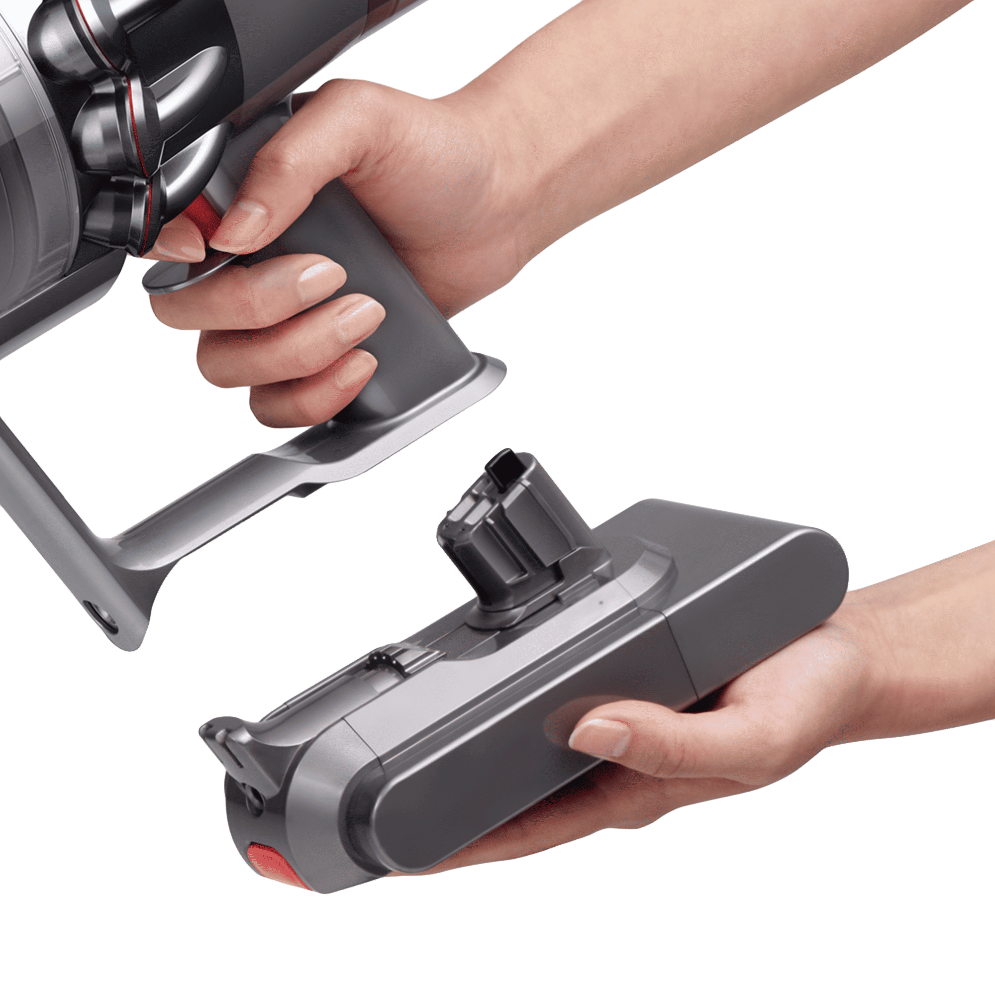 dyson Additional Click-in Battery for Vacuum Cleaners (Double Run Time, 970343-01, Silver)_4