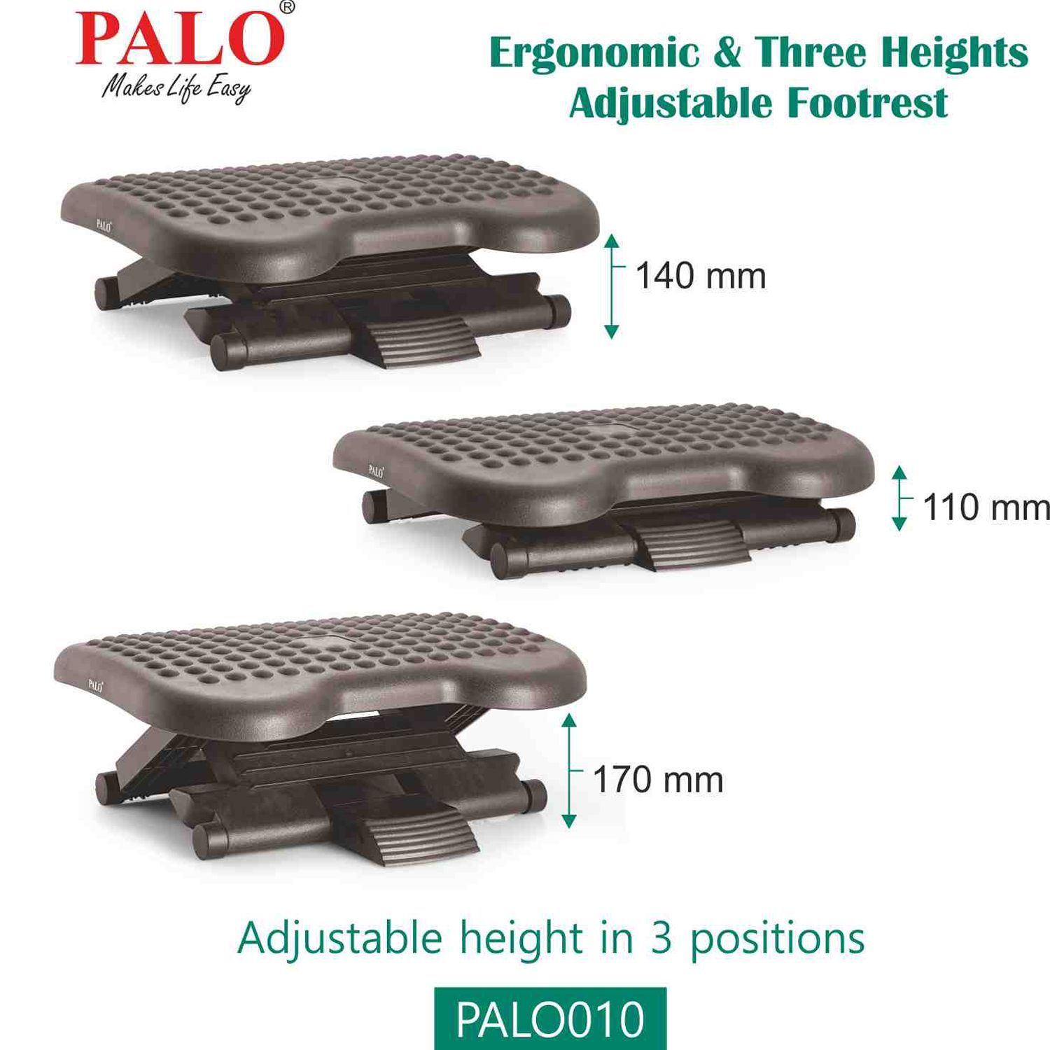 PALO PALO010 Massager (Rubber Padded Backing, Kanfa288, Black)_7