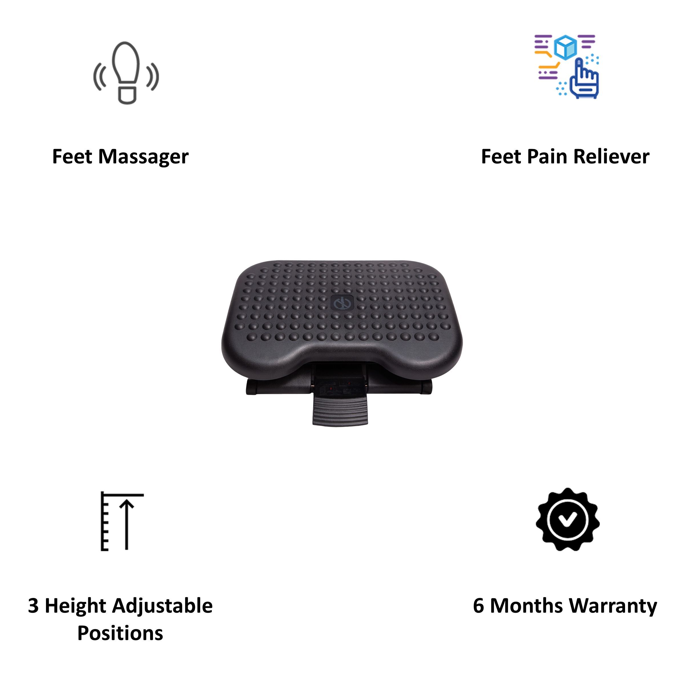 PALO PALO010 Massager (Rubber Padded Backing, Kanfa288, Black)_5