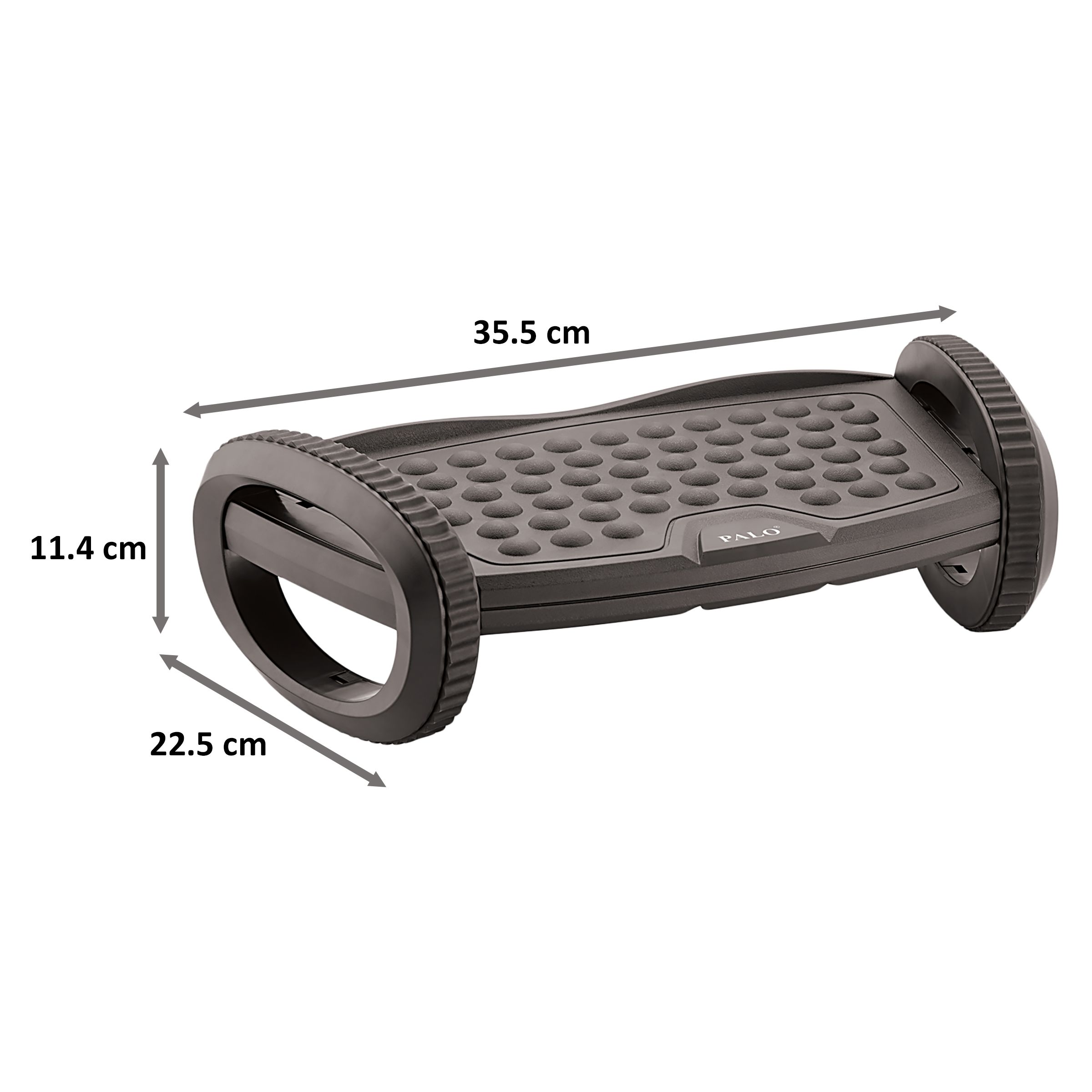 PALO PALO011 Massager (Rubber Padded Backing, Kanfa293, Black)_2