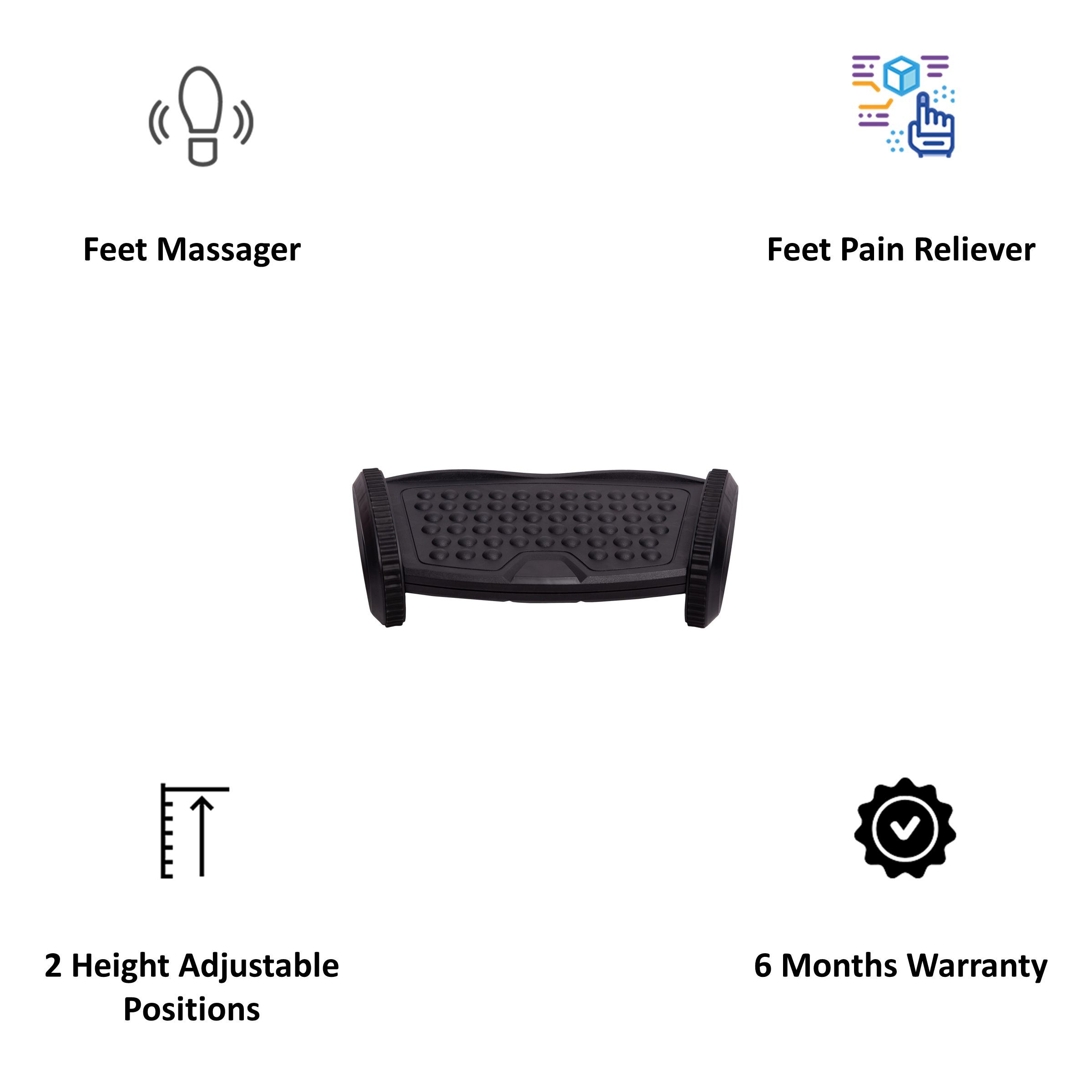 PALO PALO011 Massager (Rubber Padded Backing, Kanfa293, Black)_4