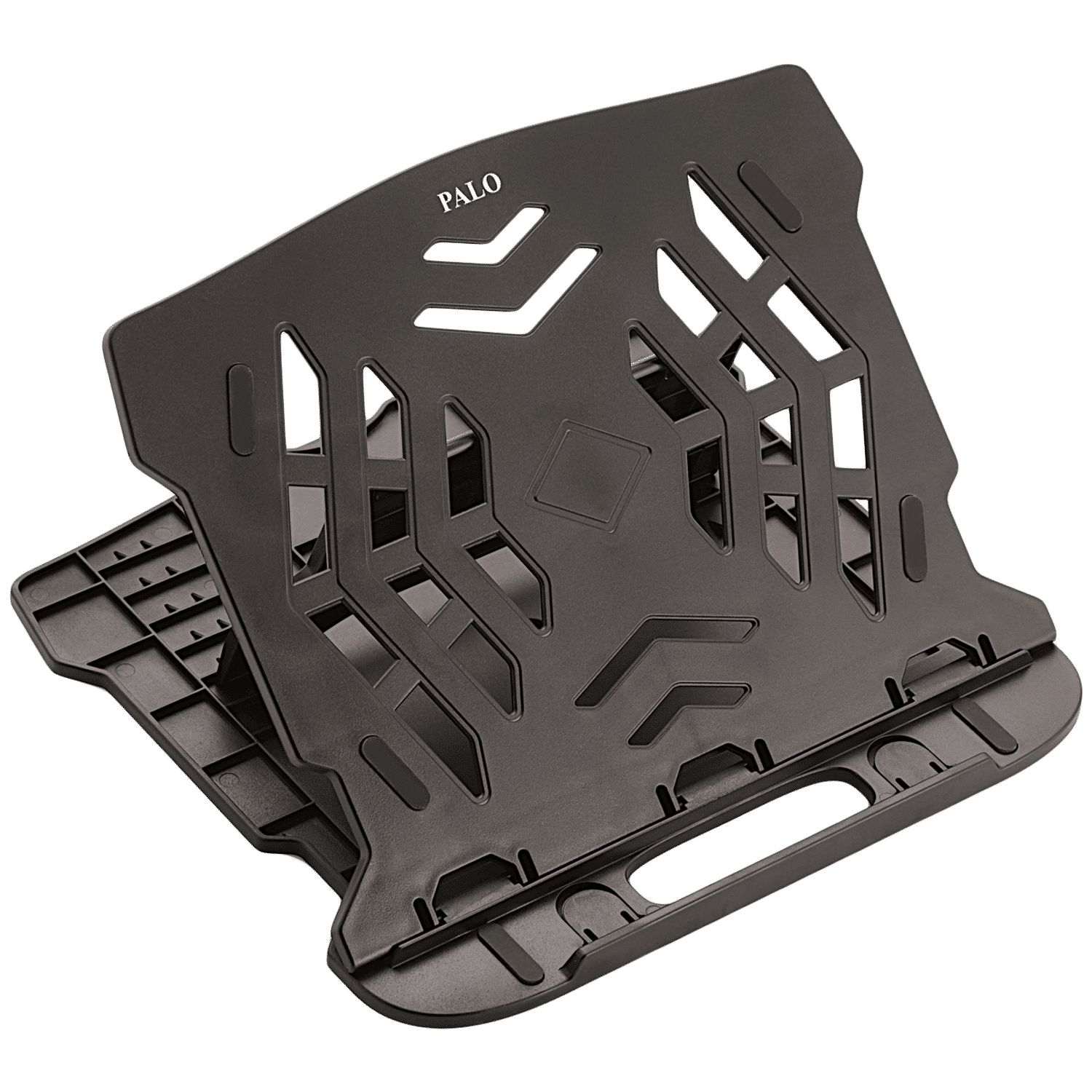 PALO PALO018 Laptop Stand For Laptop (Ergonomic Design, Black)_1