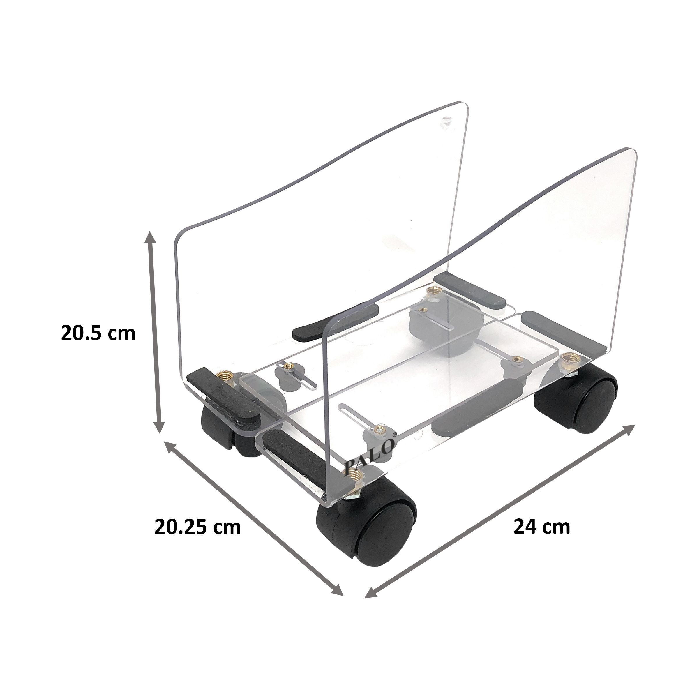 PALO CPU Stand For CPU (Adjustable Width, PALO022, Transparent) PALO CPU Stand For CPU (Adjustable Width, PALO022, Transparent)_2