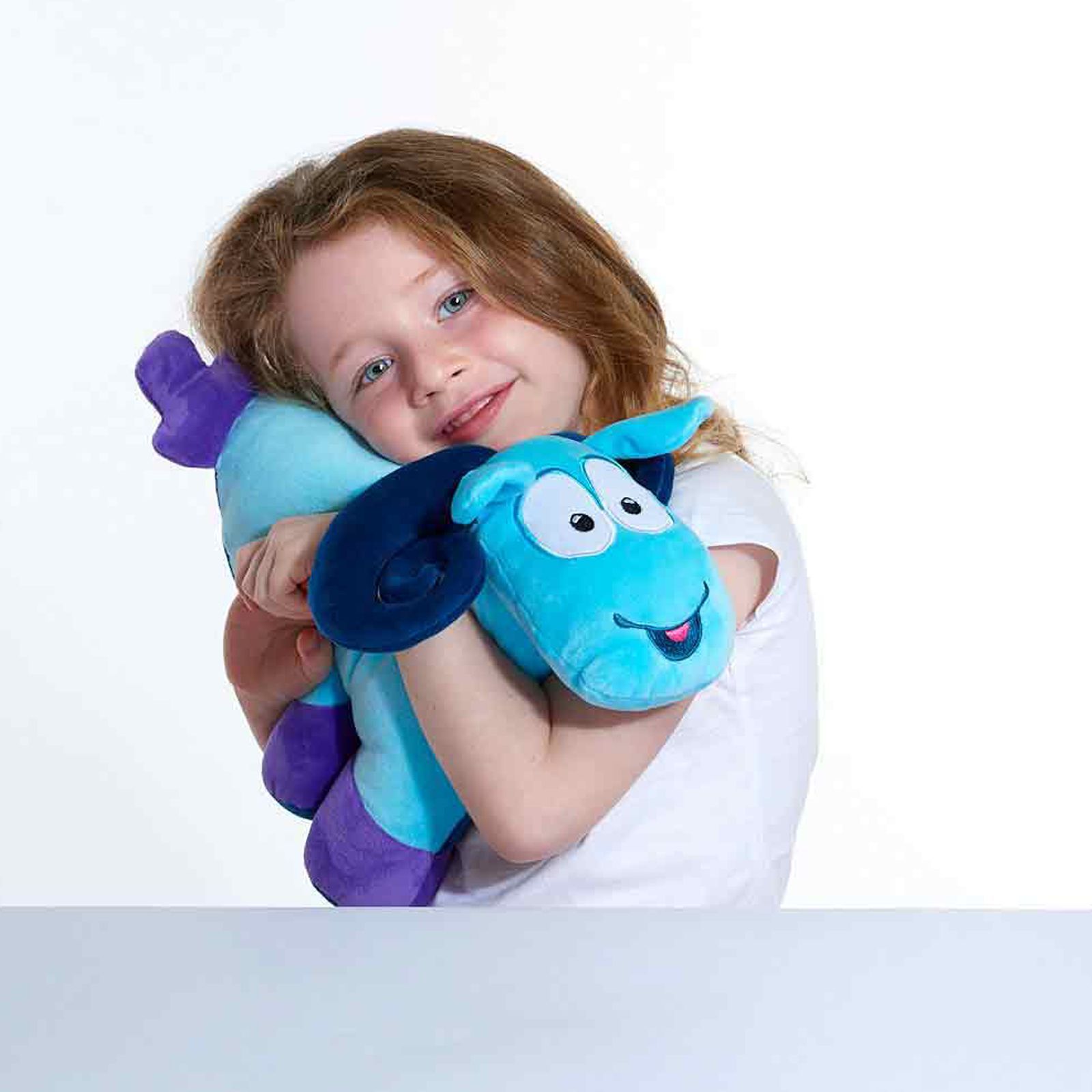 TRAVEL BLUE Sammy The Ram Polyester Neck Pillow (Soft and Comfortable, Multicolor)_5
