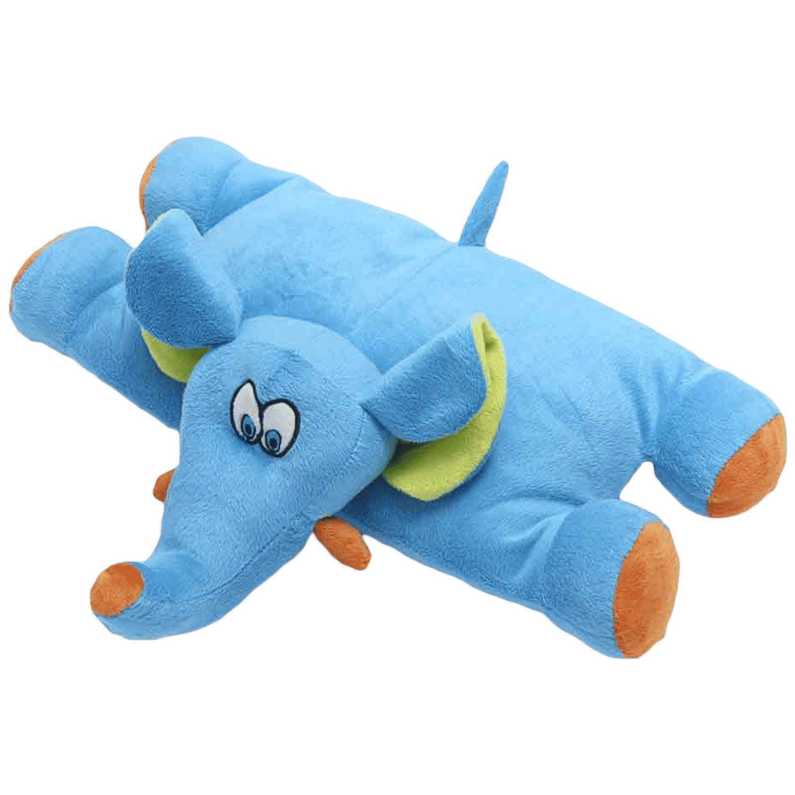 TRAVEL BLUE Trunky The Elephant Polyester Neck Pillow (Soft and Comfortable, Multicolor)_3