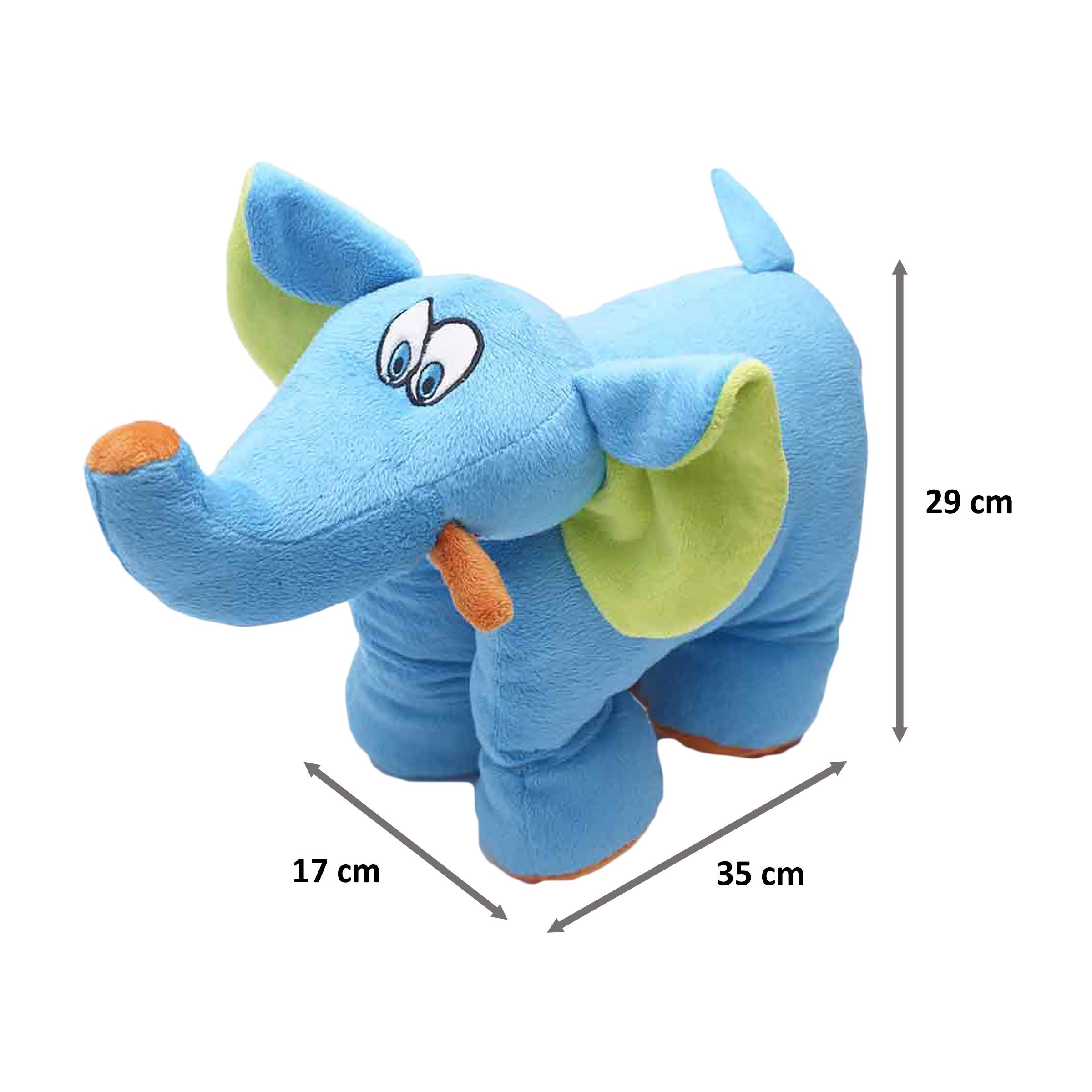 TRAVEL BLUE Trunky The Elephant Polyester Neck Pillow (Soft and Comfortable, Multicolor)_2