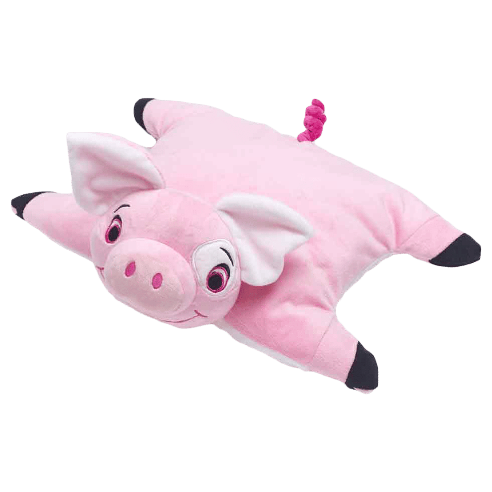 TRAVEL BLUE Pinky The Pig Polyester Neck Pillow (Soft and Comfortable, Multicolor)_3