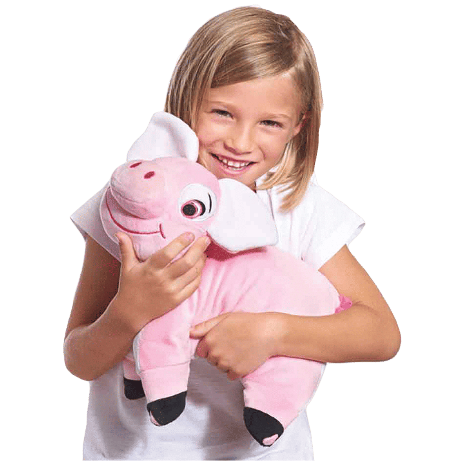 TRAVEL BLUE Pinky The Pig Polyester Neck Pillow (Soft and Comfortable, Multicolor)_5