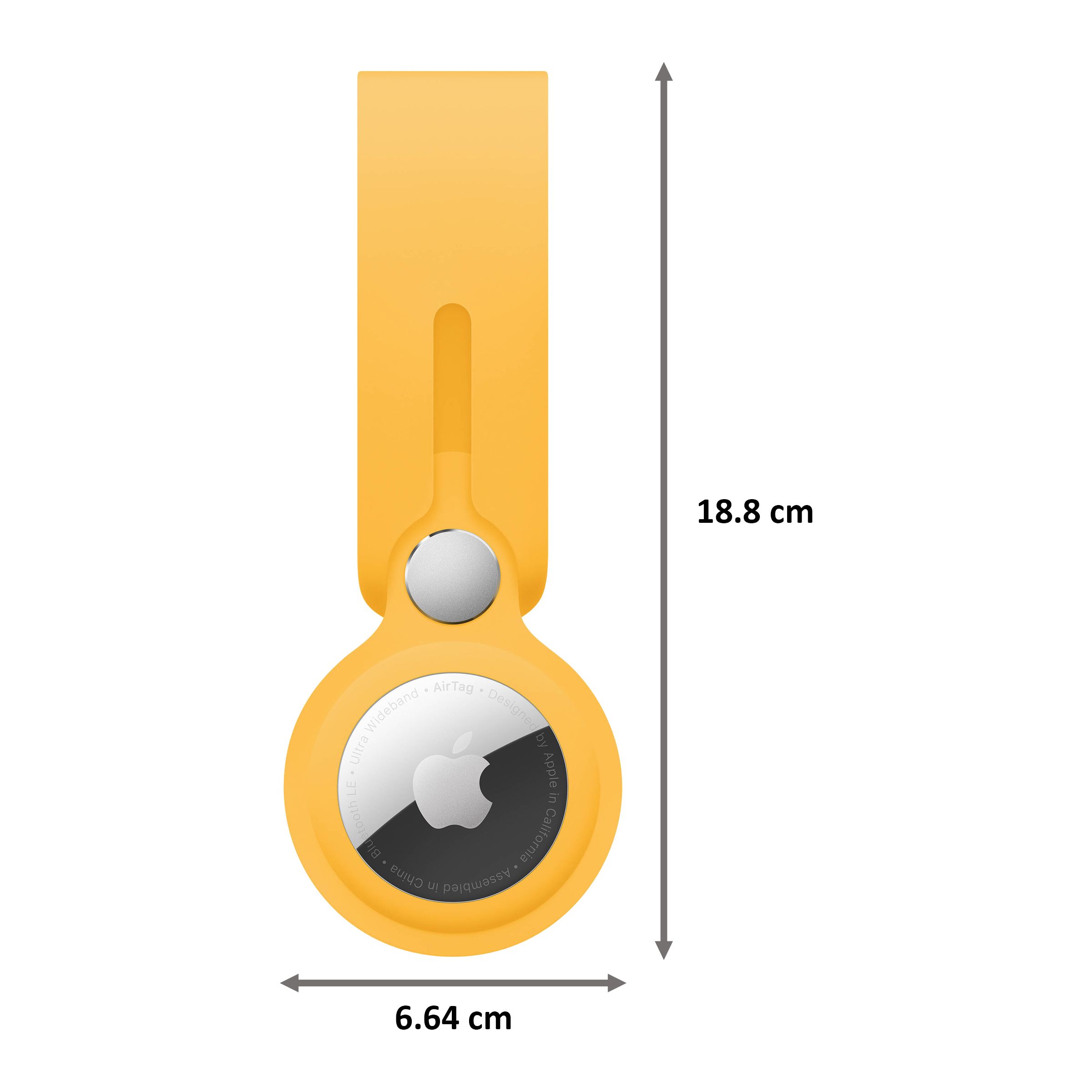 Apple AirTag Loop (Lightweight and Durable, MK0W3ZM/A, Sunflower)_2