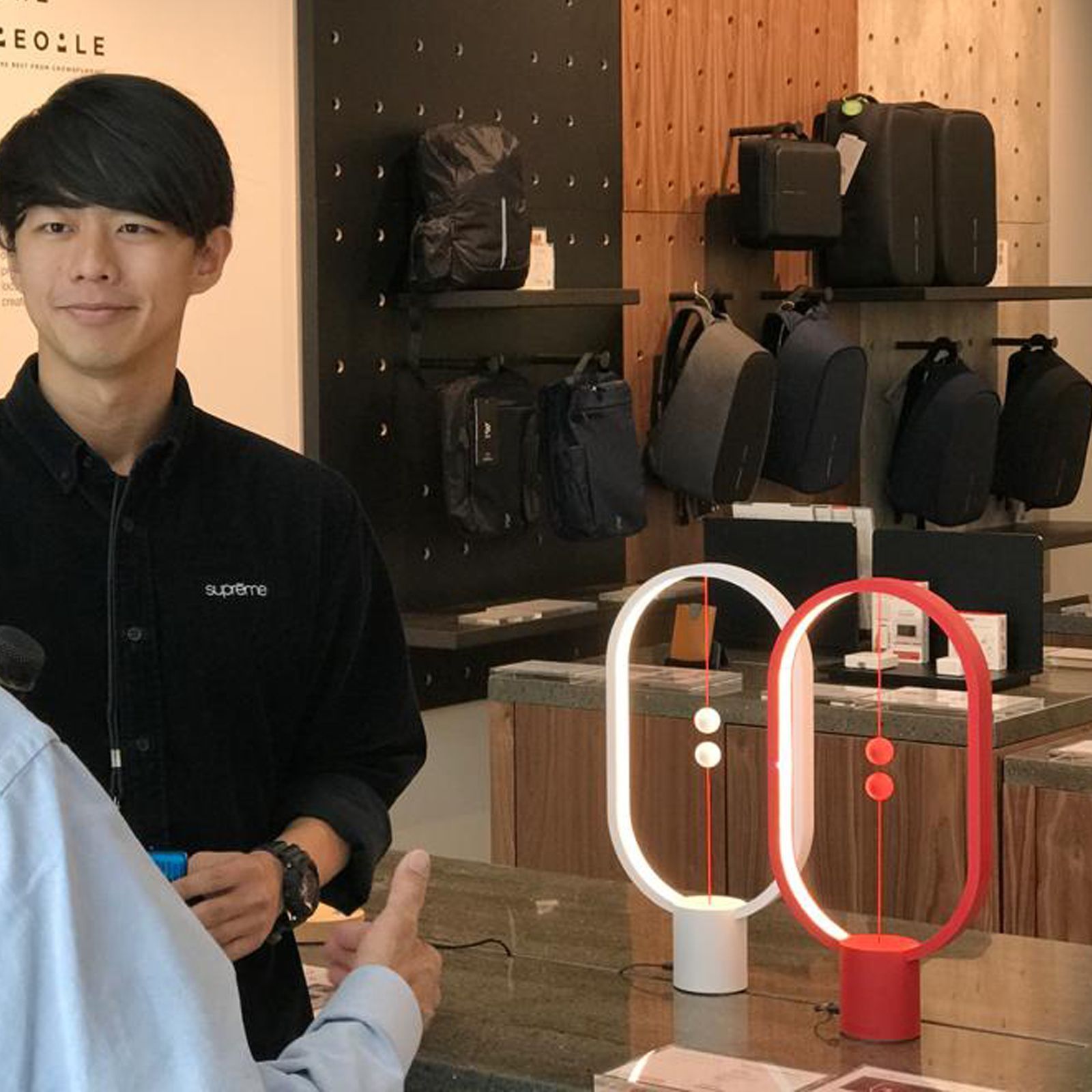 DesignNest Heng Balance 5 Watts LED Table Lamp (249 Lumens, 20000 Hours Life Span, DH0075WT/HBLEUC, White)_6