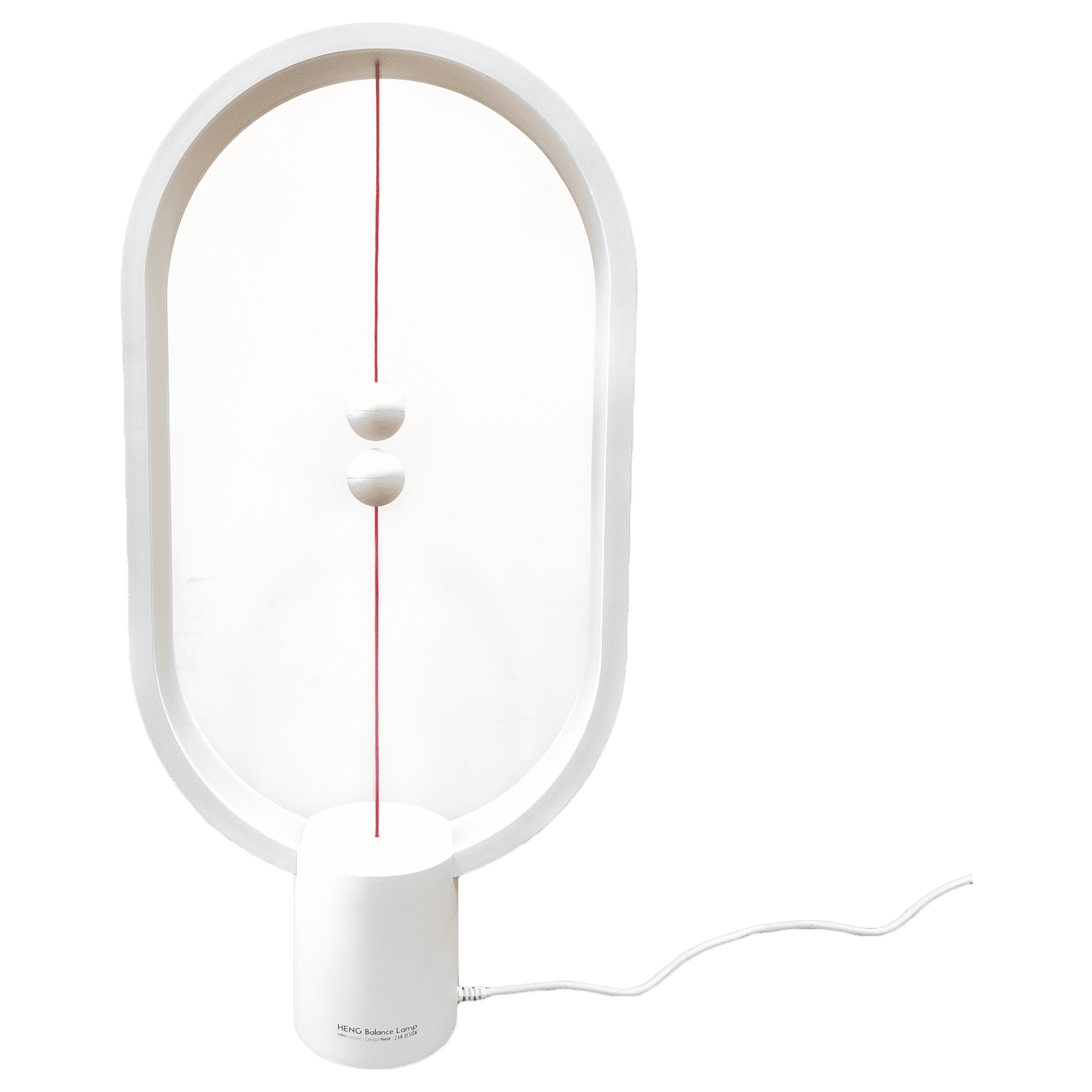 DesignNest Heng Balance 5 Watts LED Table Lamp (249 Lumens, 20000 Hours Life Span, DH0075WT/HBLEUC, White)_1