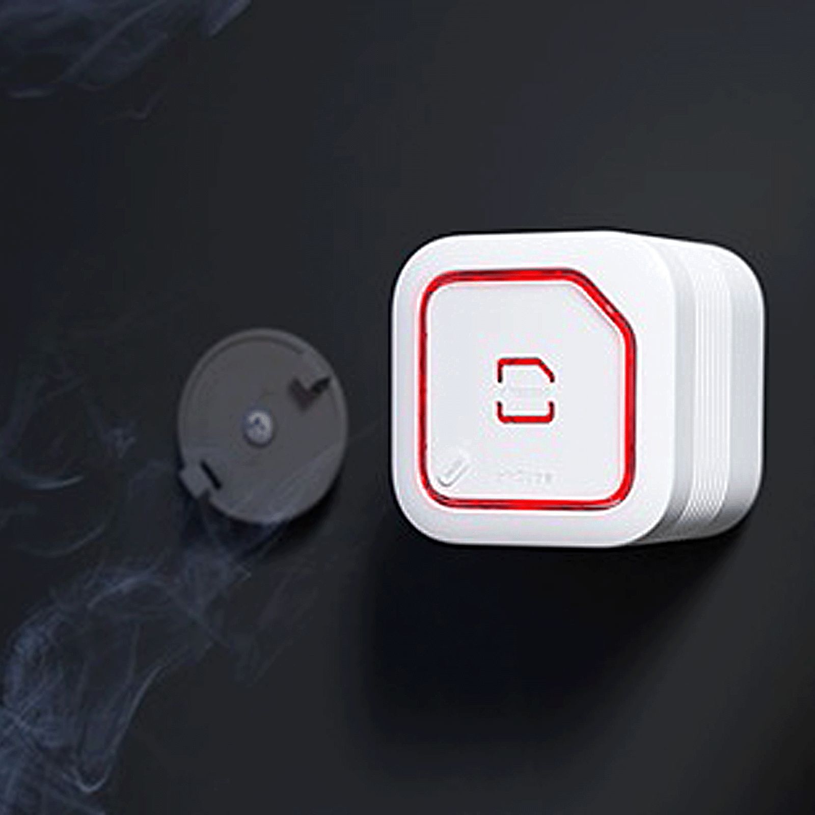 DesignNest AirCube Fire Alarm (85 dB, Low Battery Warning, 11150WT/ACSMDE, White) DesignNest AirCube Fire Alarm (85 dB, Low Battery Warning, 11150WT/ACSMDE, White)_3