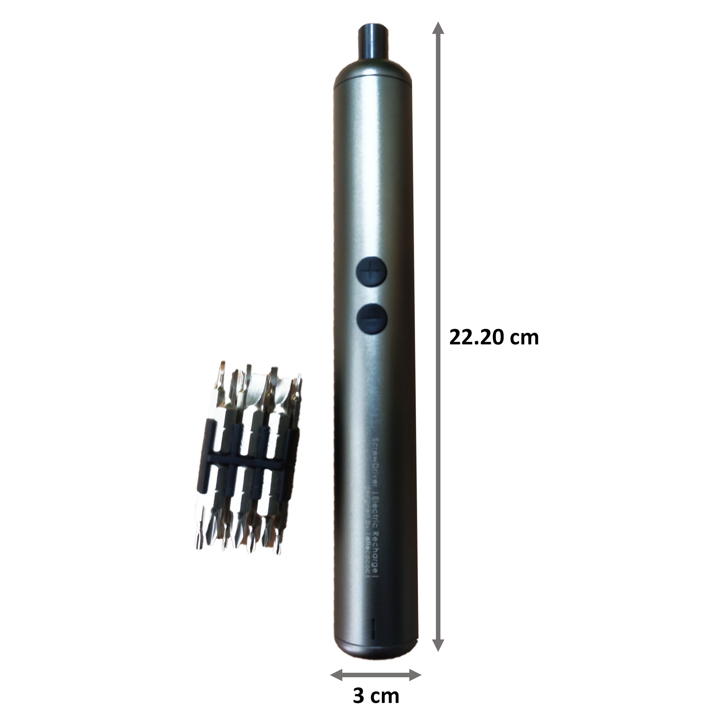 DesignNest ElectricRecharge 4.48 Amps Electric Screwdriver (19 Screw Bits, 10944GY/SDECRC, Grey)_2