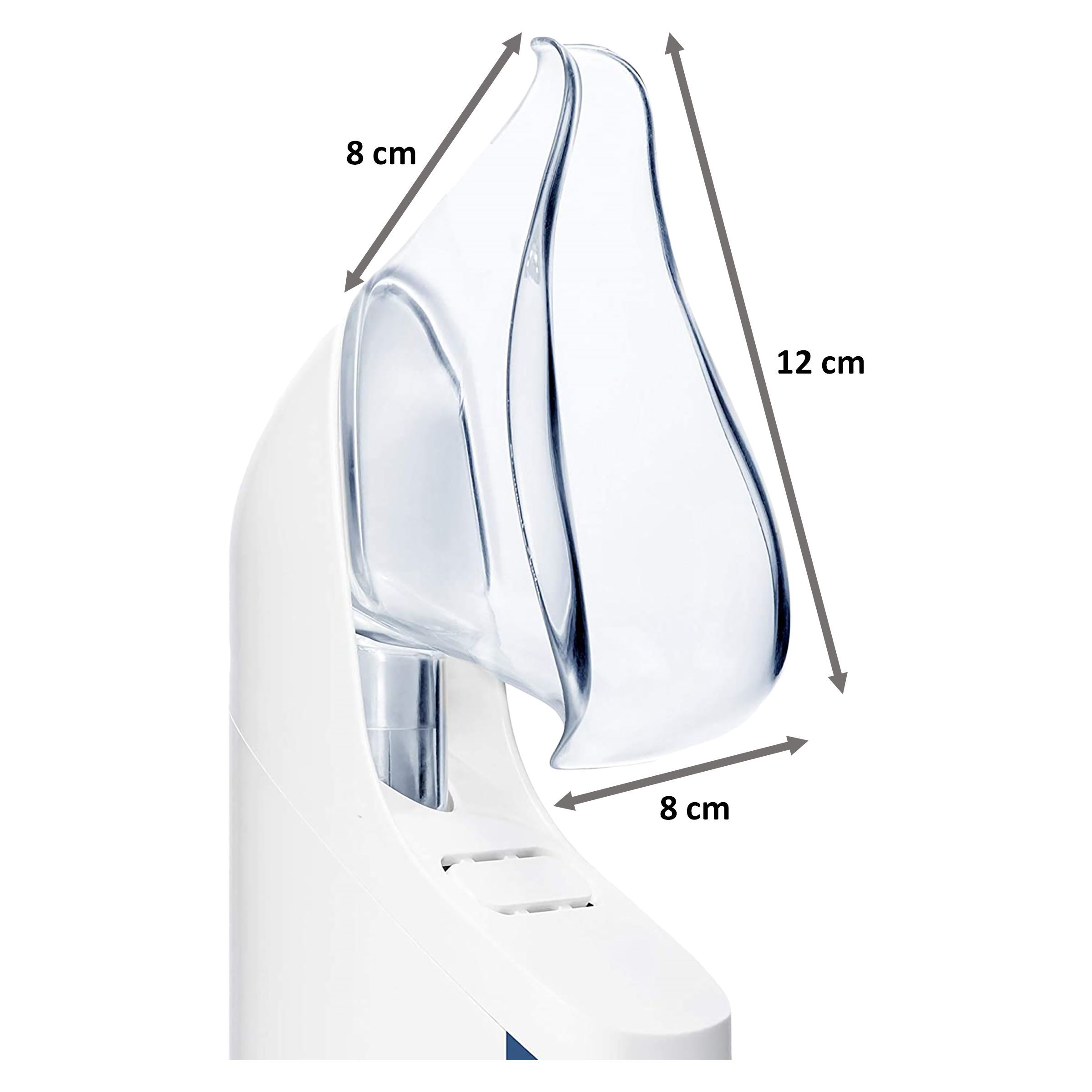 mypurmist Pollution Mask (For Ultrapure Steam Inhalers, NI1898, White) mypurmist Pollution Mask (For Ultrapure Steam Inhalers, NI1898, White)_2