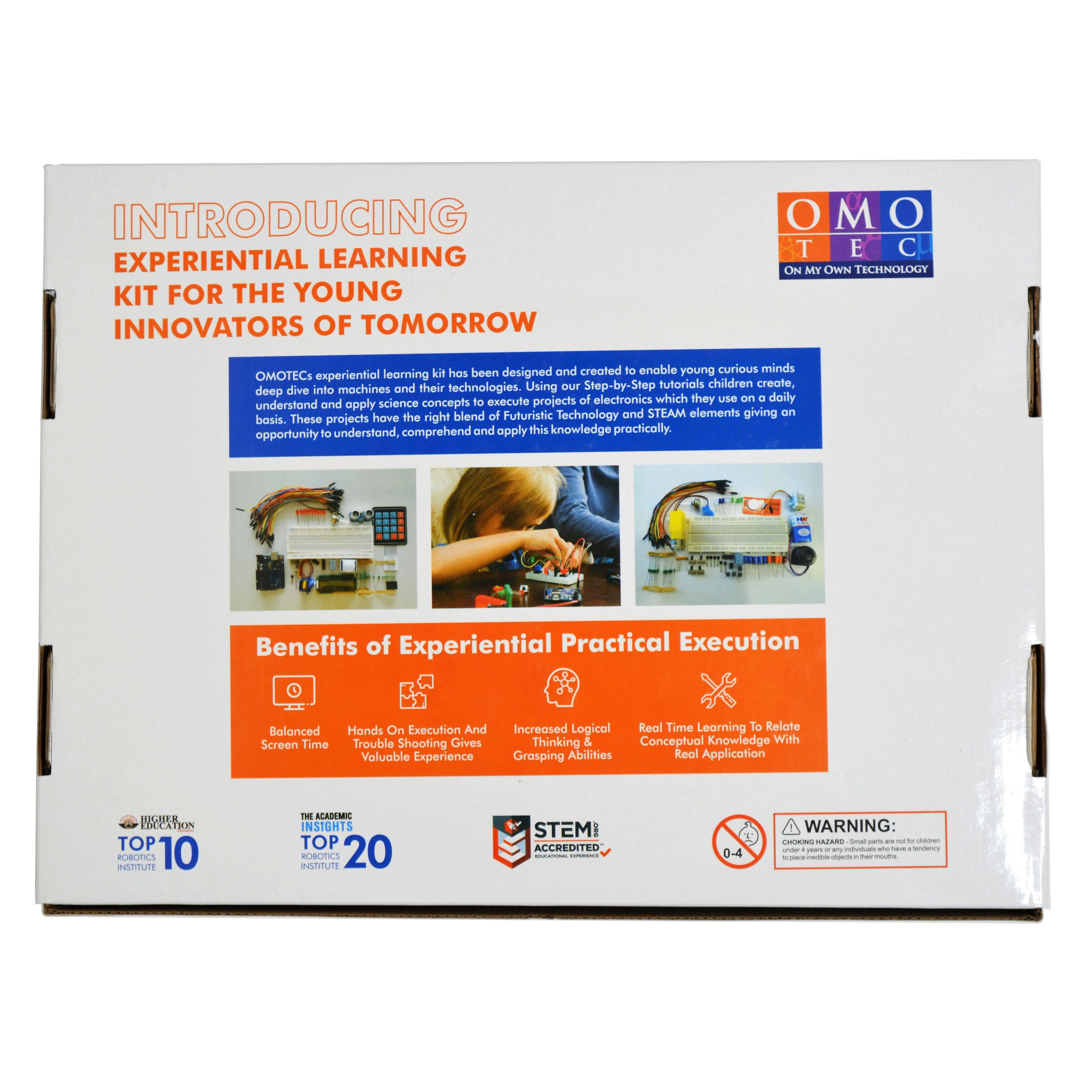 OMOTEC Electronics Learning Kit for 9+ (Experiential Learning, 1, White)_5