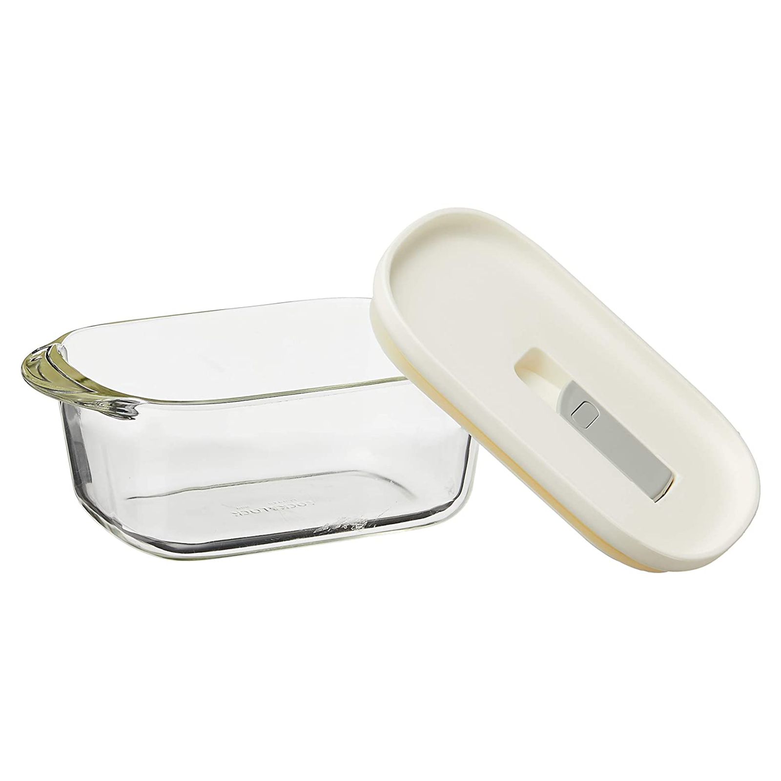 LocknLock Ovenglass 550 ml Rectangular Glass Storage Container (Steam Hole, LLG940W, White) LocknLock Ovenglass 550 ml Rectangular Glass Storage Container (Steam Hole, LLG940W, White)_4