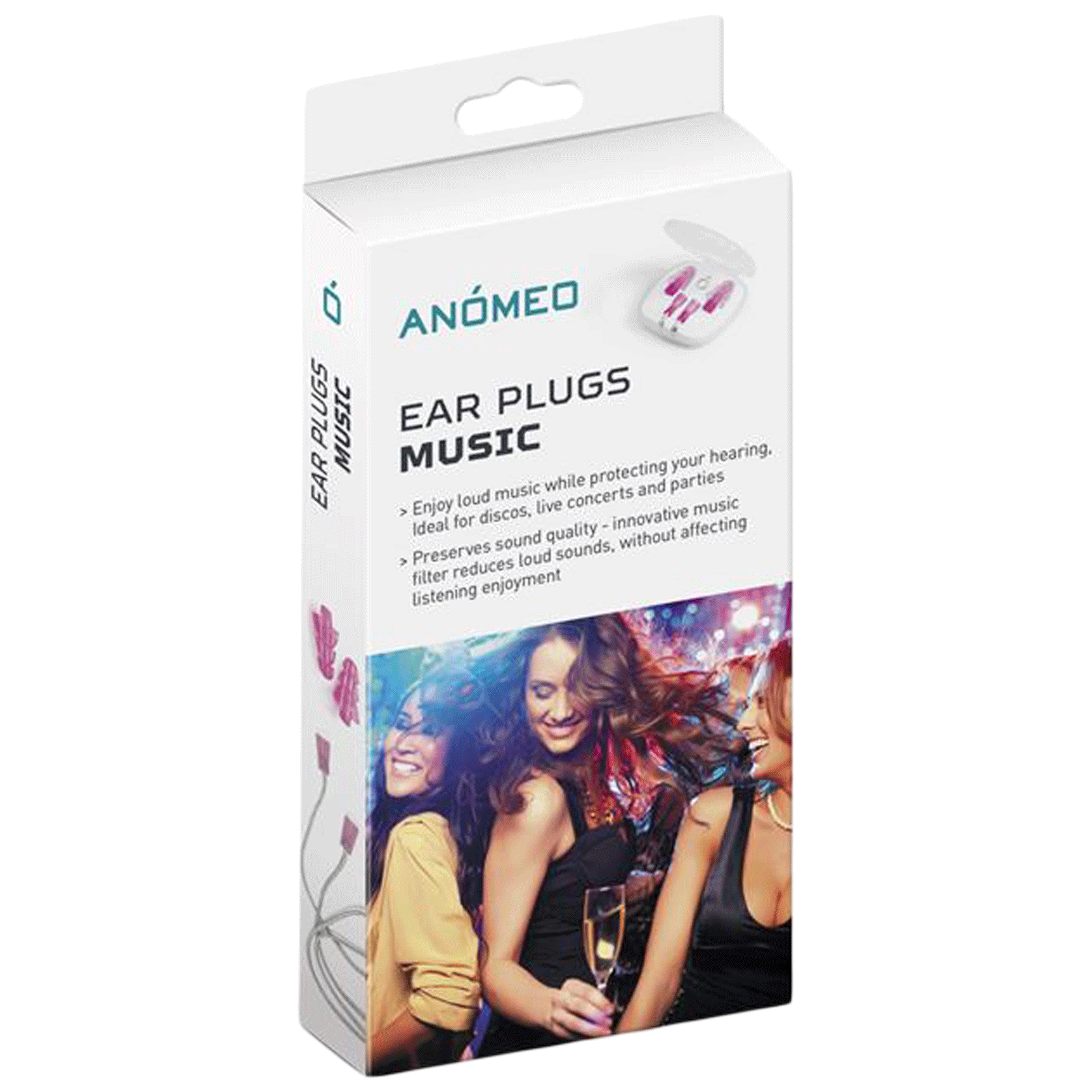 ANOMEO Music Silicone and Polypropylene Earplugs (Preserves Sound Quality, 2429, Pink)_5
