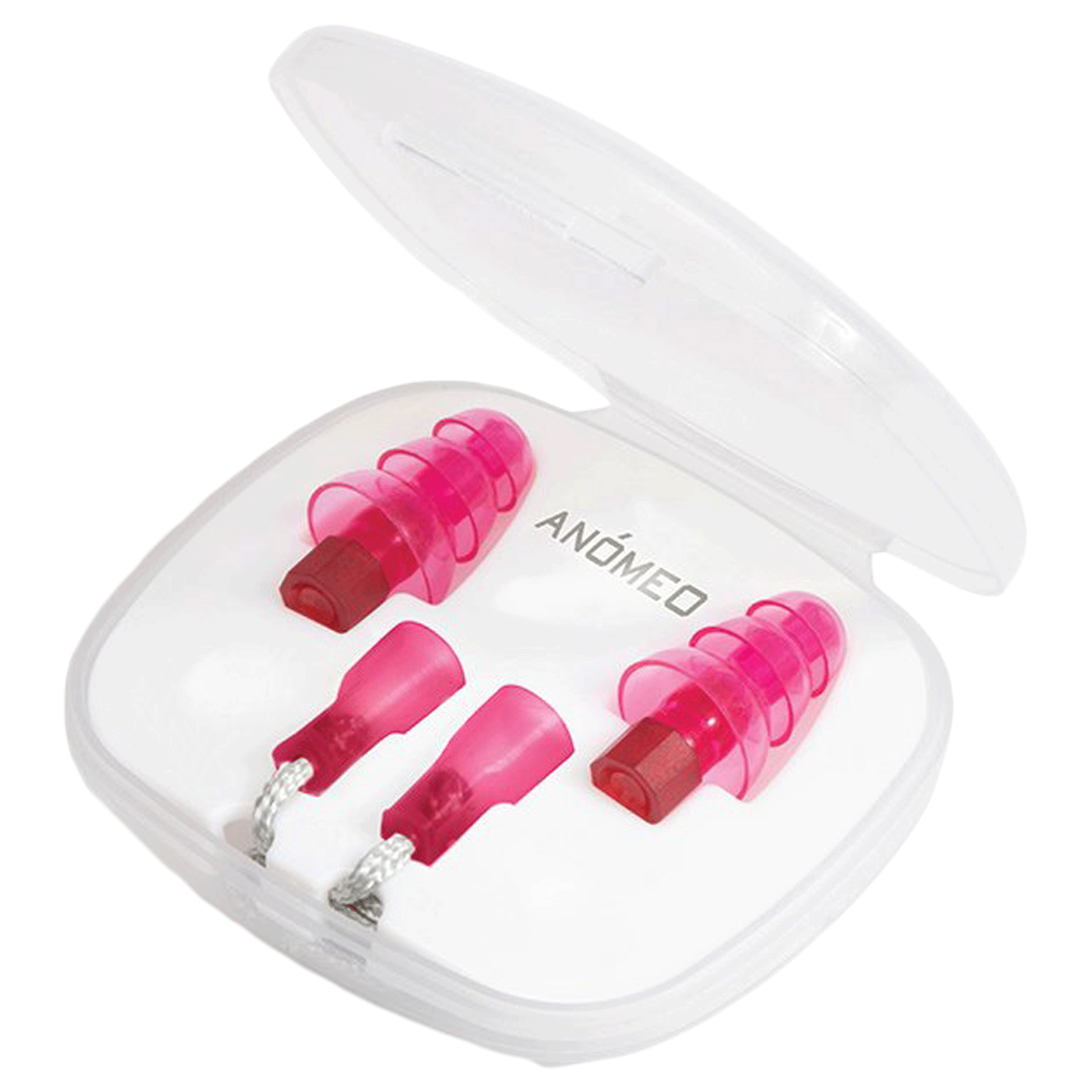 ANOMEO Music Silicone and Polypropylene Earplugs (Preserves Sound Quality, 2429, Pink)_1