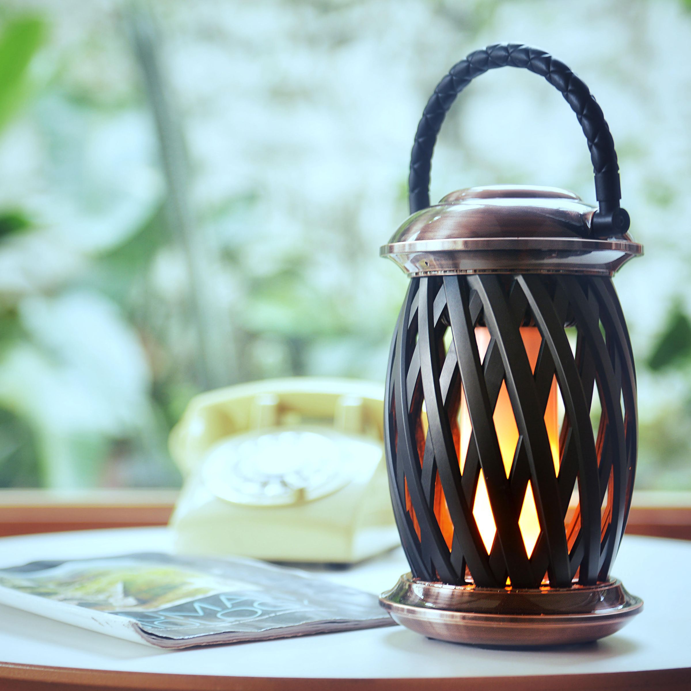 iGear Cosmic 10W Portable Bluetooth Speaker (IP65 Water Resistant, Ambient Light, Brown)_5