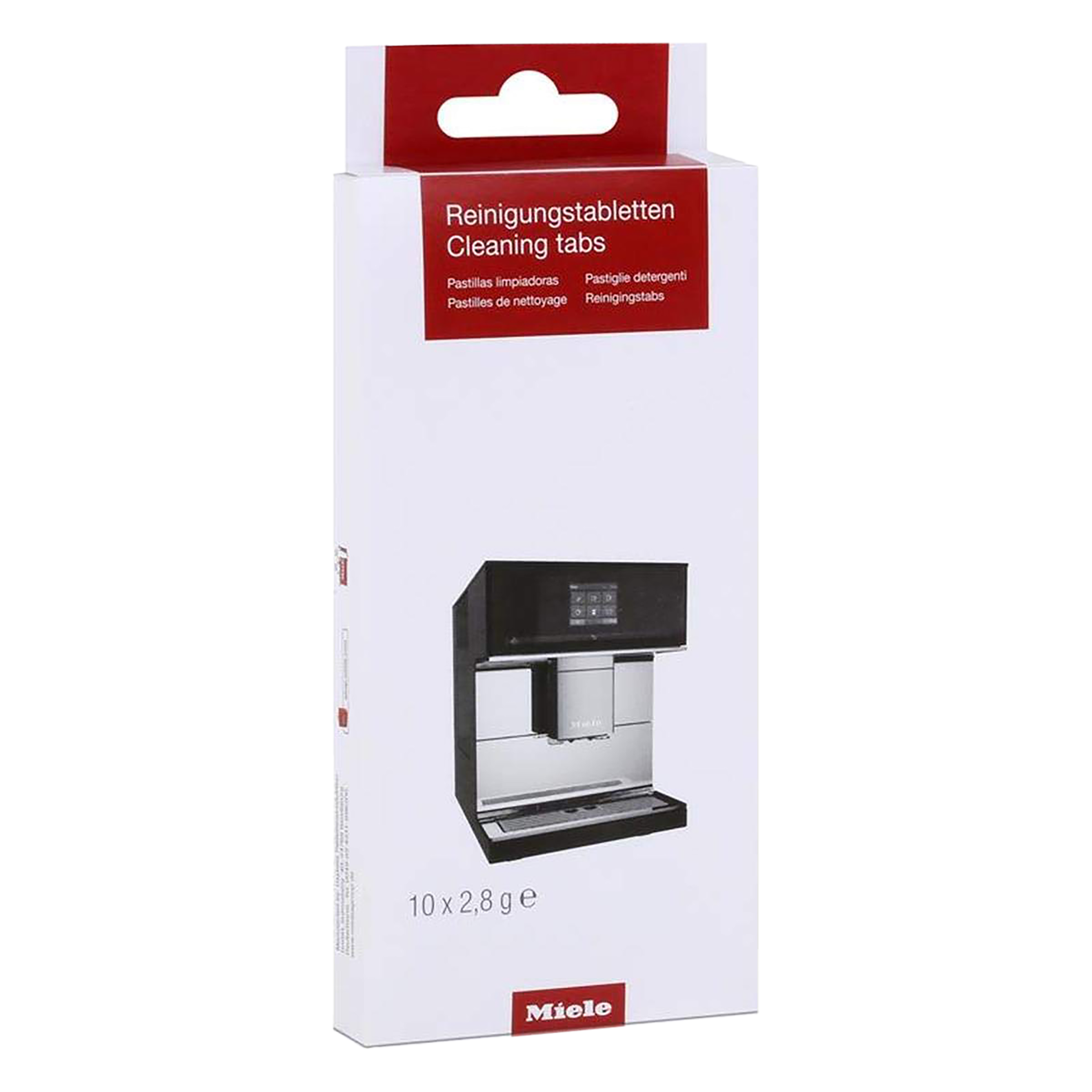 Miele Cleaning Tablet 10 piece For Coffee Machine (Highly Effective Cleaning, 10270530, White)_1