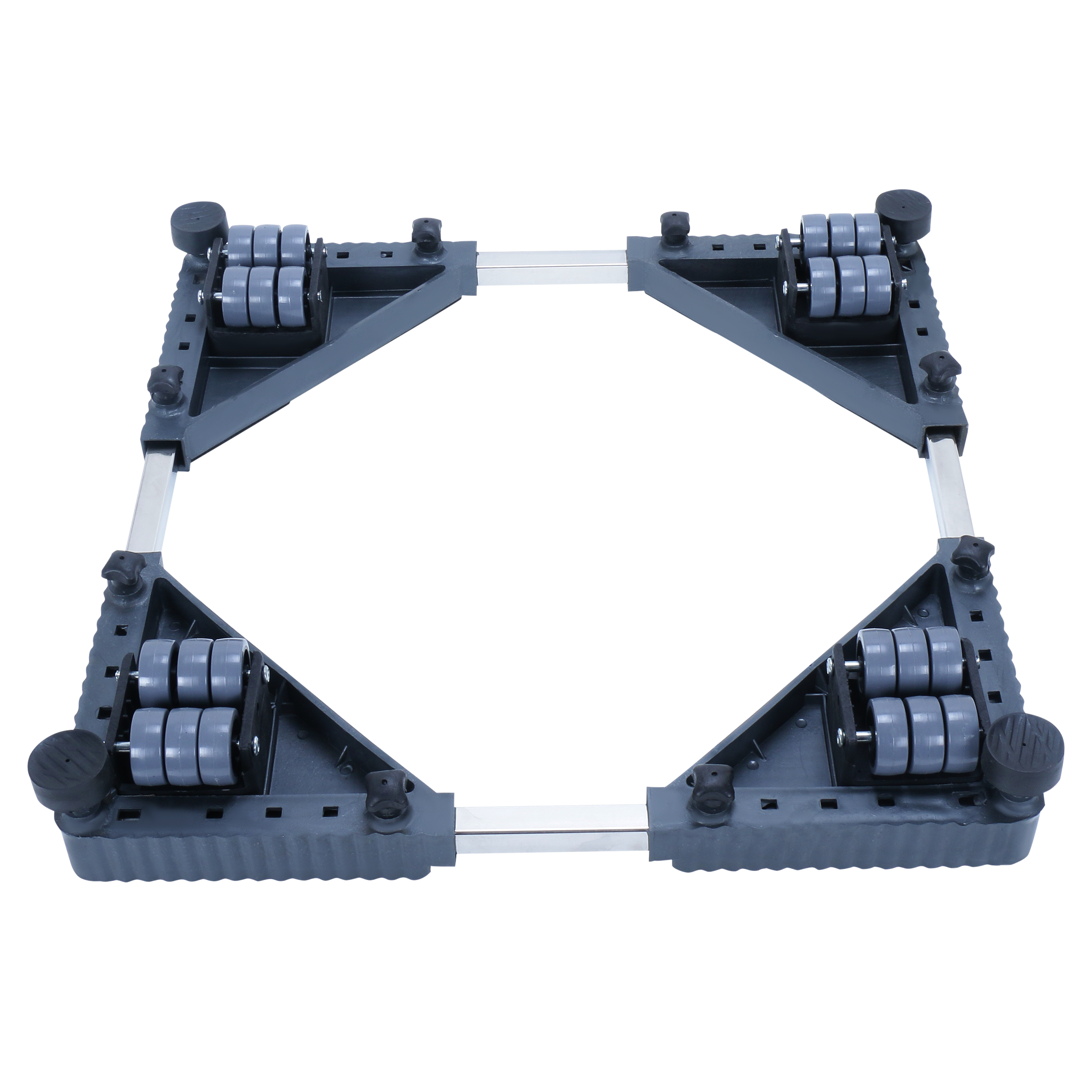 Croma 24 Wheel Trolley Stand for Washing Machine and Refrigerator ( Black)_5