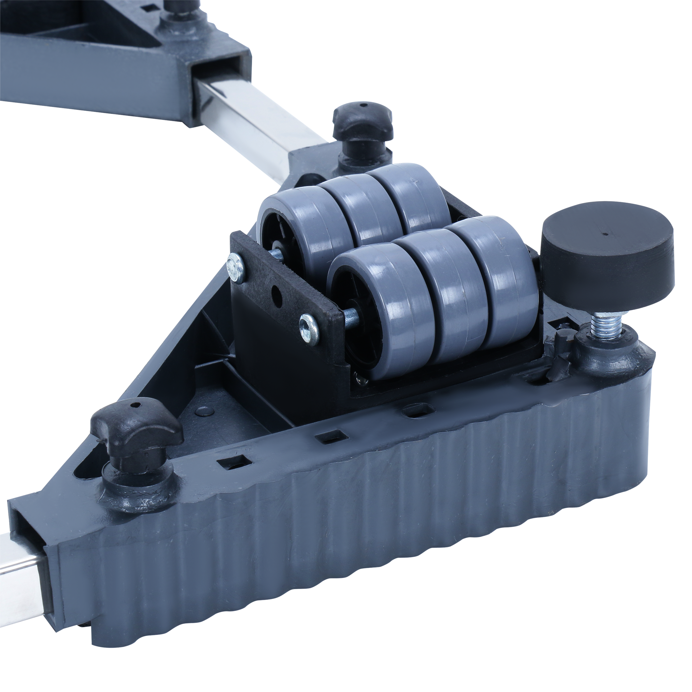 Croma 24 Wheel Trolley Stand for Washing Machine and Refrigerator ( Black)_7