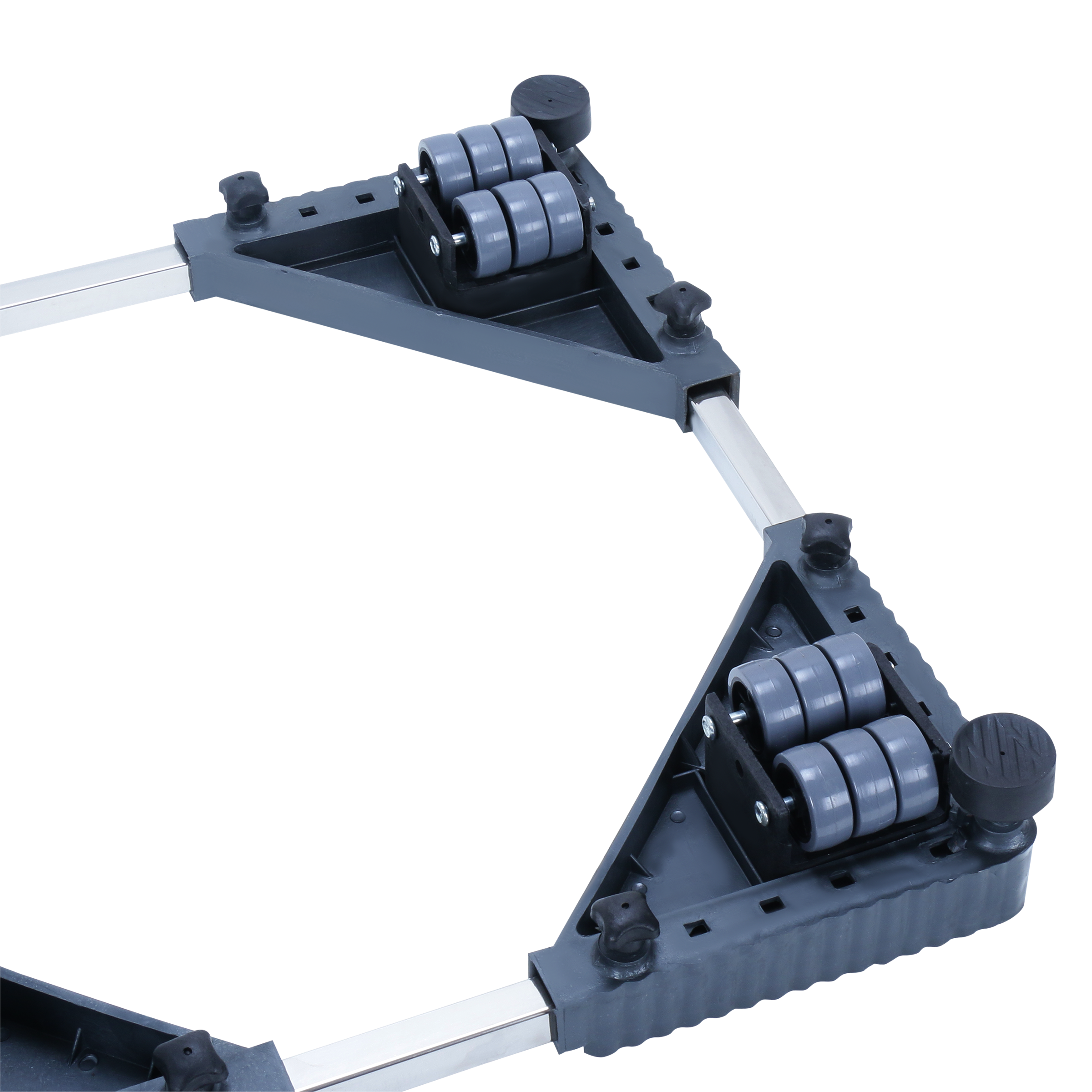 Croma 24 Wheel Trolley Stand for Washing Machine and Refrigerator ( Black)_8