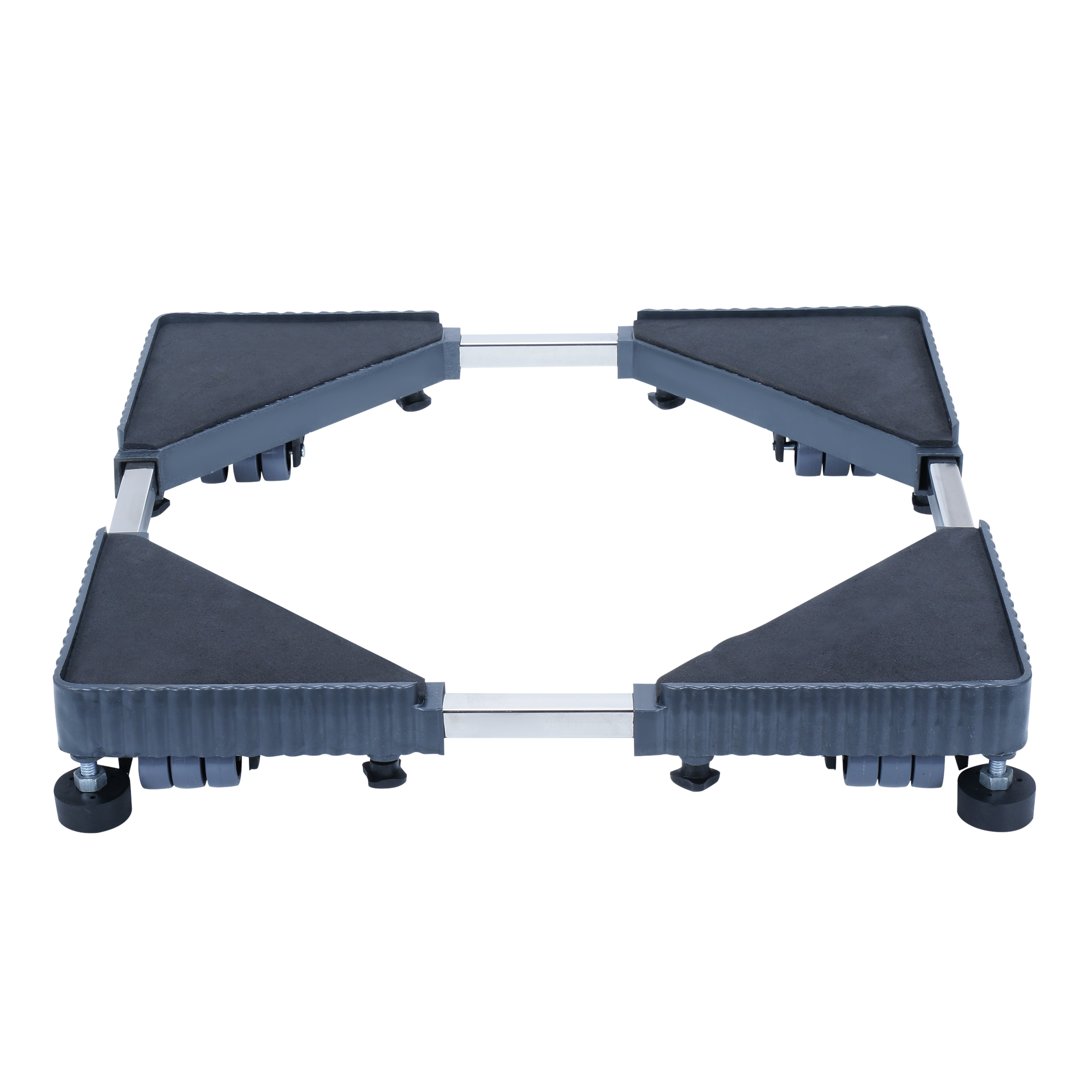 Croma 24 Wheel Trolley Stand for Washing Machine and Refrigerator ( Black)_1