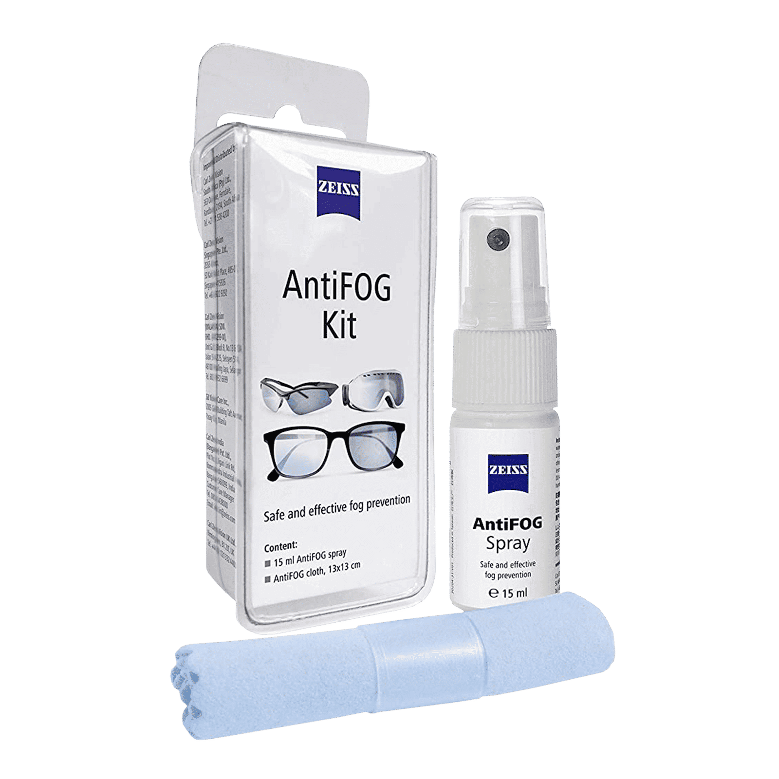 ZEISS AntiFOG Kit for Lens (15ml Quantity, ZAF15, White) ZEISS AntiFOG Kit for Lens (15ml Quantity, ZAF15, White)_1