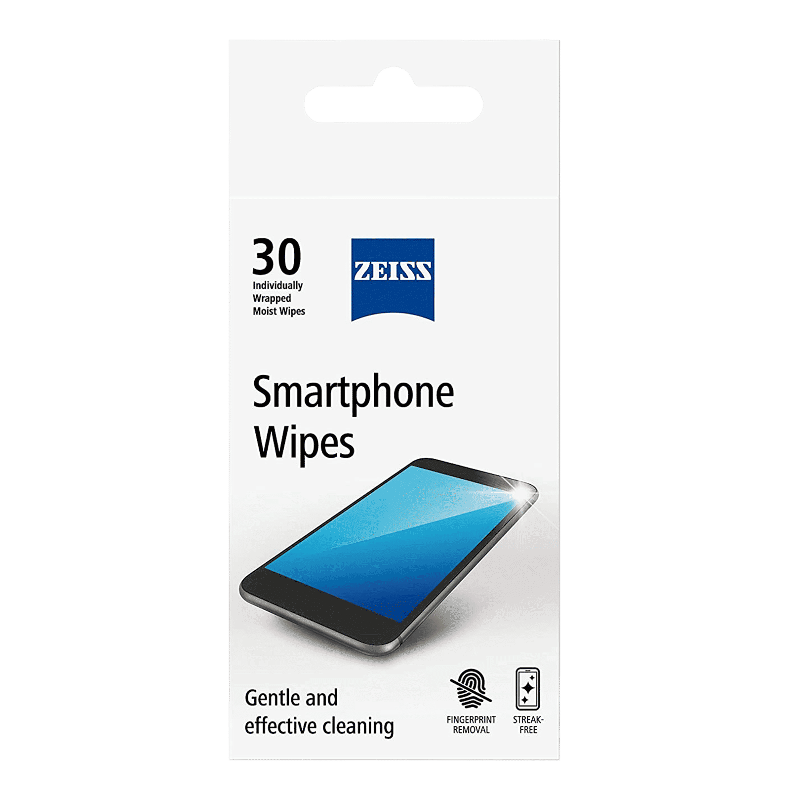ZEISS Moist Wipes for Smartphones (30 Count, ZSW30, White)_1