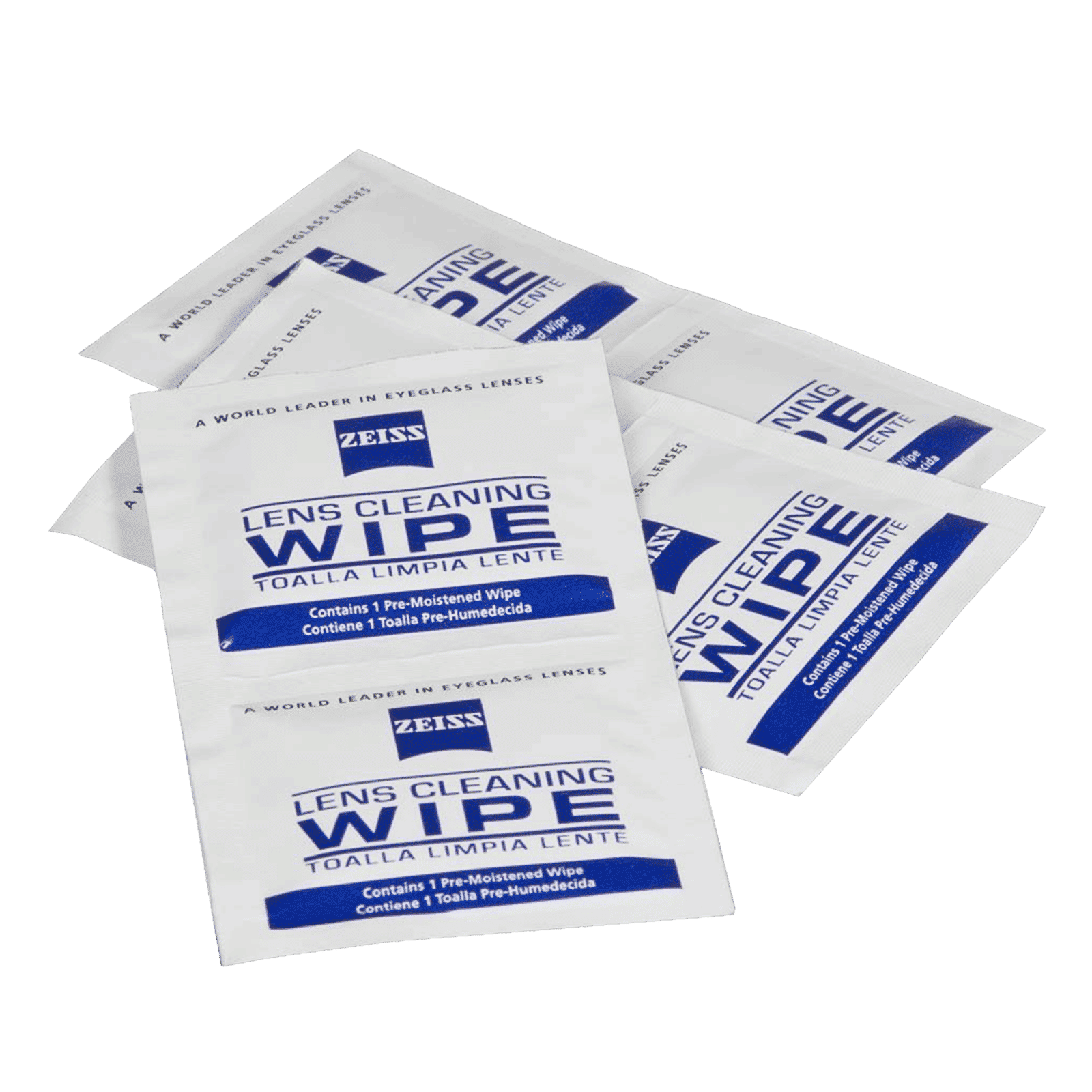 ZEISS Pre-Moistened Wipes for Lens (100 Count, ZKW100, White)_2
