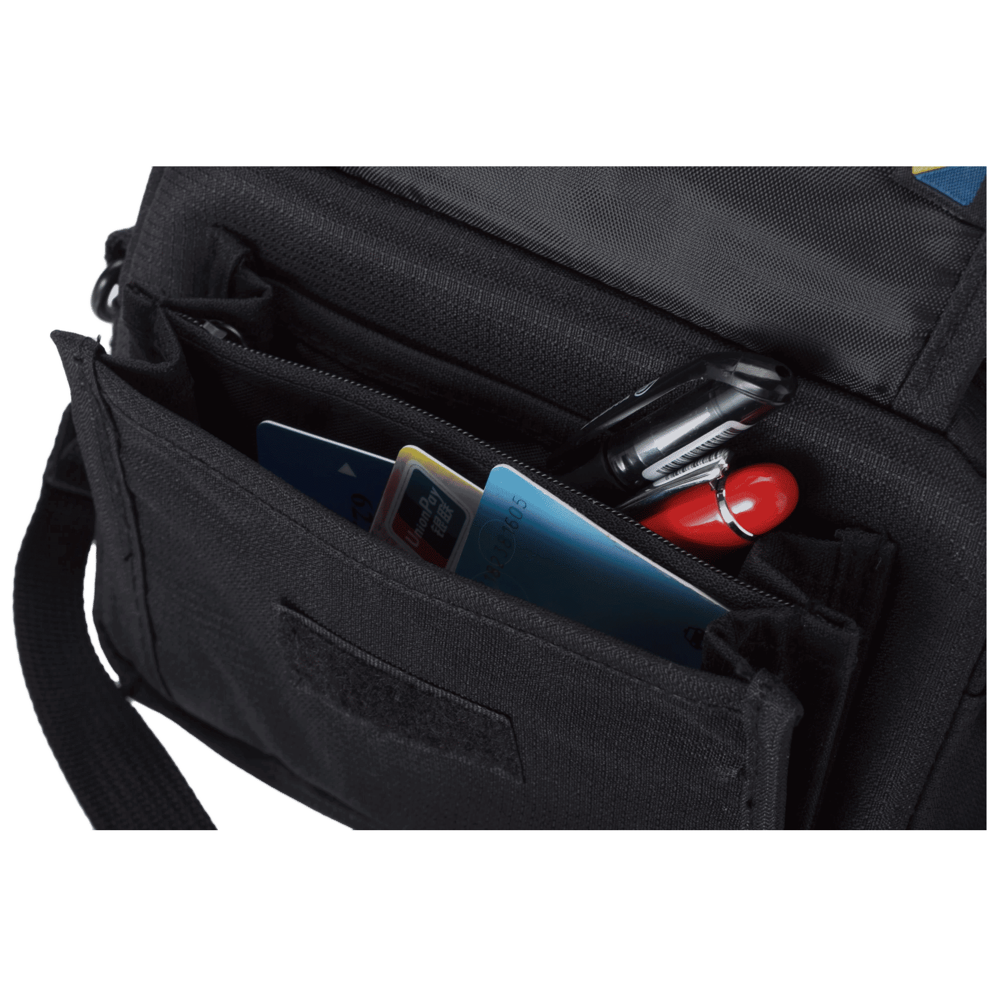 TRAVEL BLUE Polyester Tavel Bag (Compact Design, 840, Black)_4