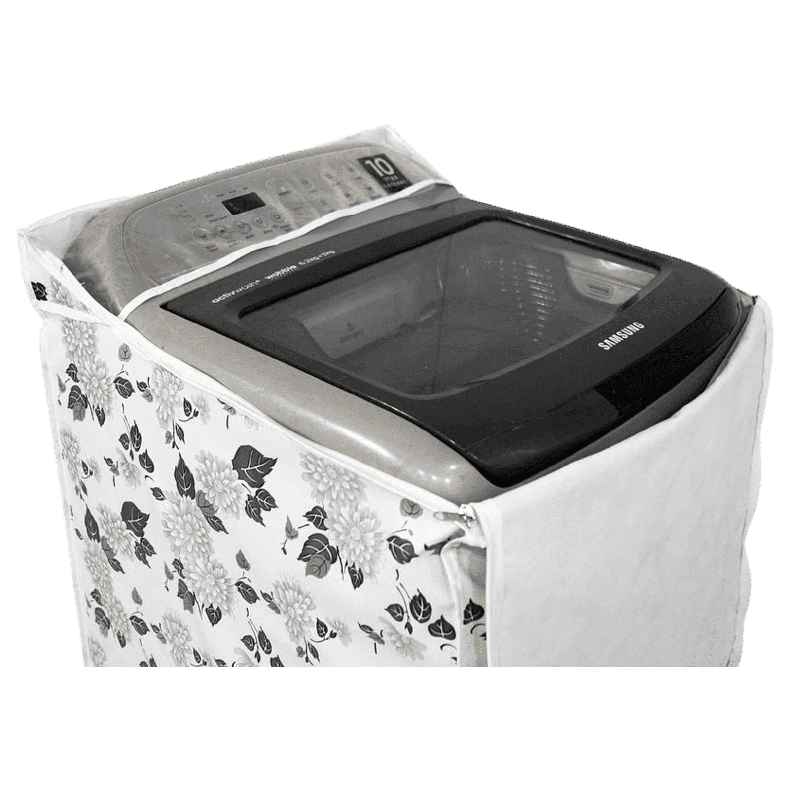 CNS Cover For Top Load 7 Kg Washing Machines (Cotton Coated Lamination, 8908011073230, Grey)_4