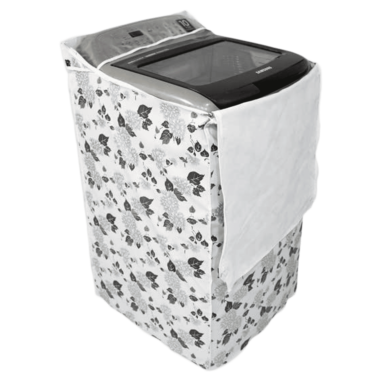 Croma Cover For Top Load 5 to 7 Kg Washing Machine (Protect From Sun Exposure, Grey)_2