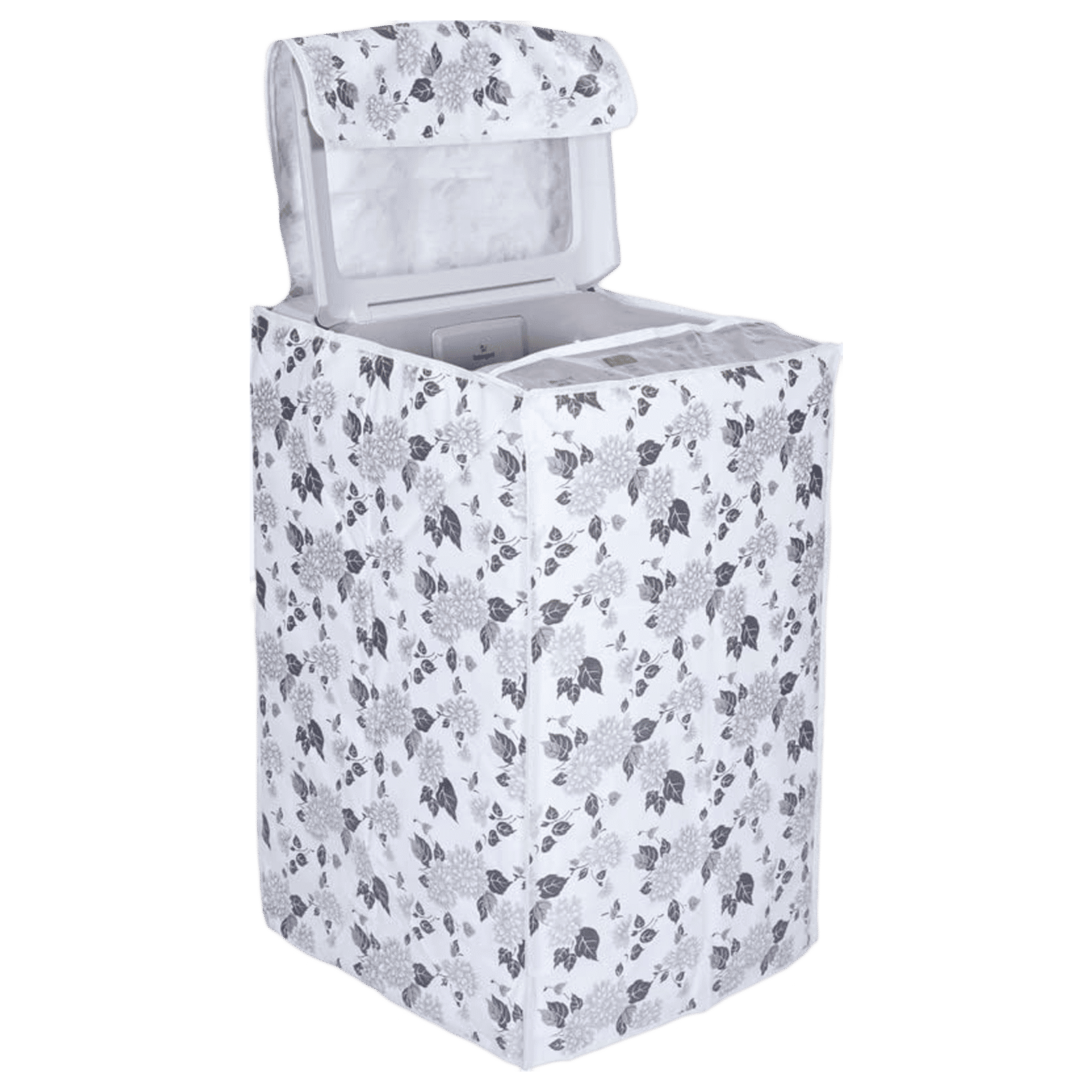 Croma Cover For Top Load 8 to 10 Kg Washing Machines (Water Resistance, Grey)_2