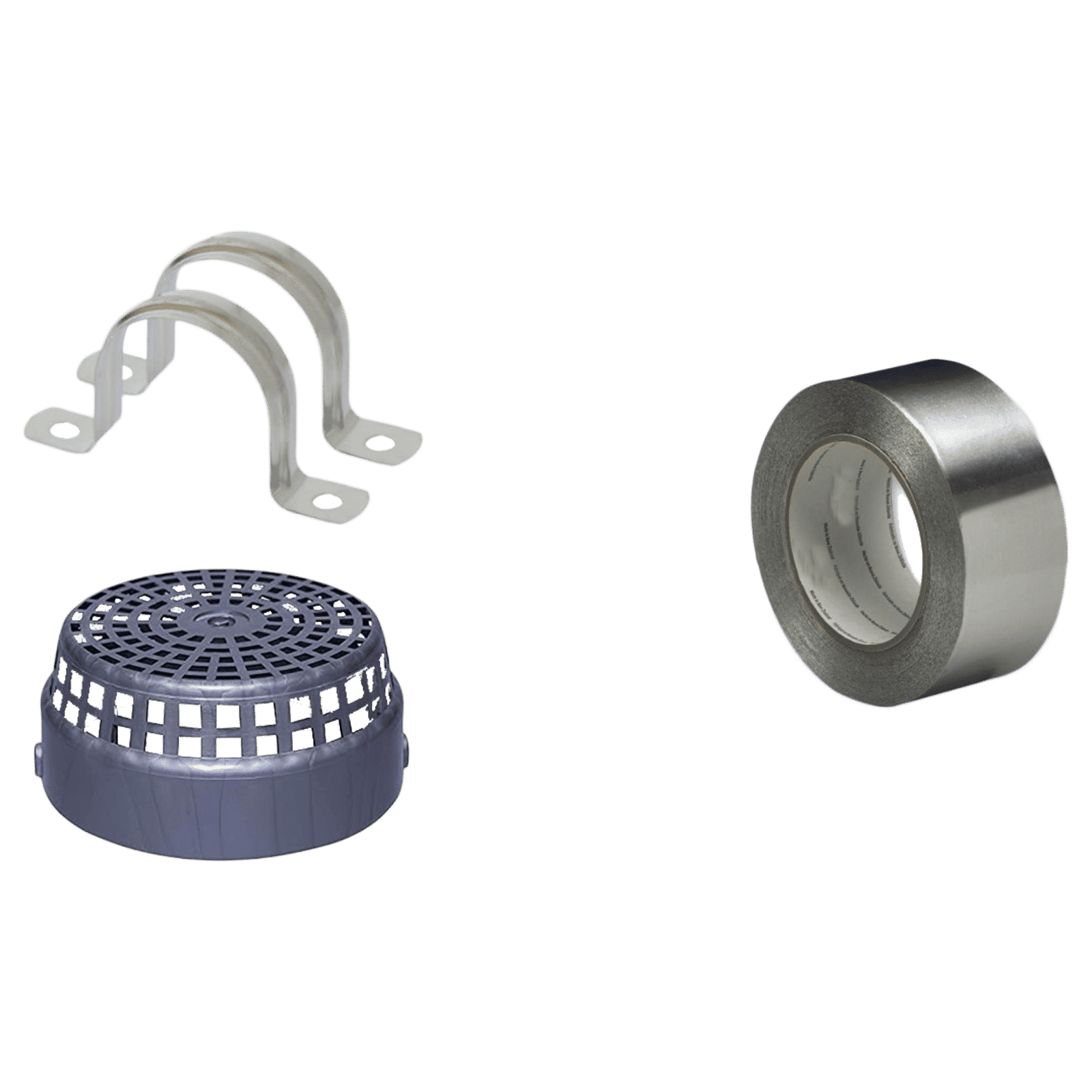 Crompton Ducting Kit For Chimney (9 Feet Aluminum Alloy Duct Pipe, D6BIB900001I, Silver)_2