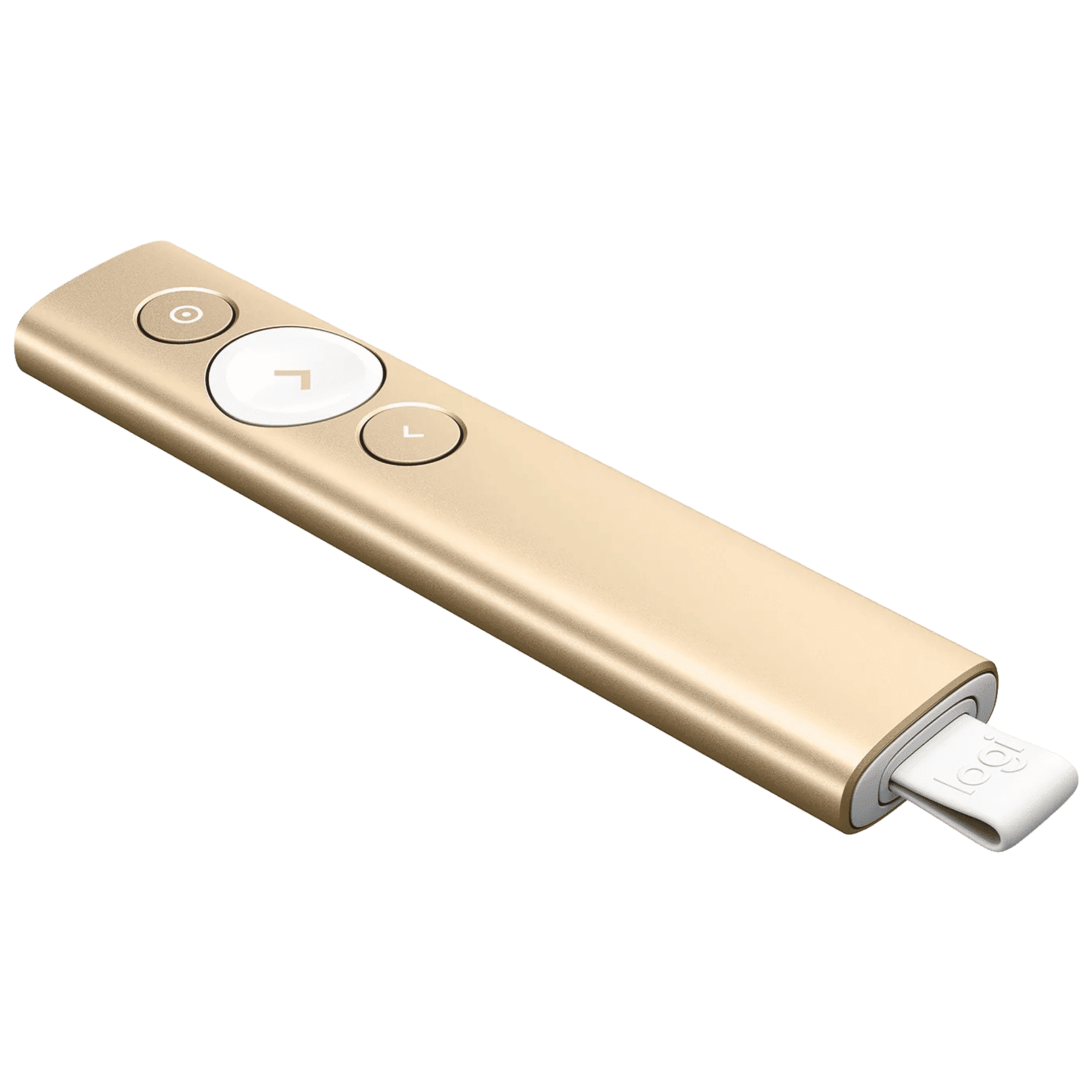 logitech Spotlight Bluetooth and USB Laser Pointer (Advanced Pointing, 910004864, Gold) logitech Spotlight Bluetooth and USB Laser Pointer (Advanced Pointing, 910004864, Gold)_2