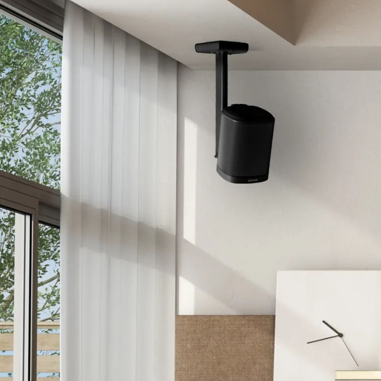 FLEXSON Ceiling Mount (Sophisticated Design, FLX-ONECLMT-BLK, Black) FLEXSON Ceiling Mount (Sophisticated Design, FLX-ONECLMT-BLK, Black)_3