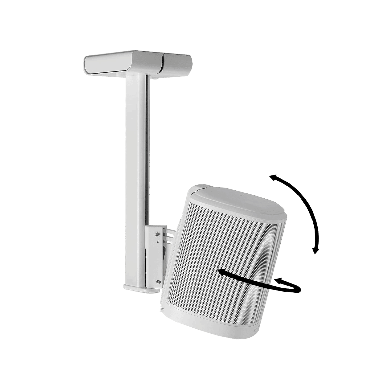 FLEXSON Ceiling Mount (Sophisticated Design, FLX-ONECLMT-WHT, White)_5