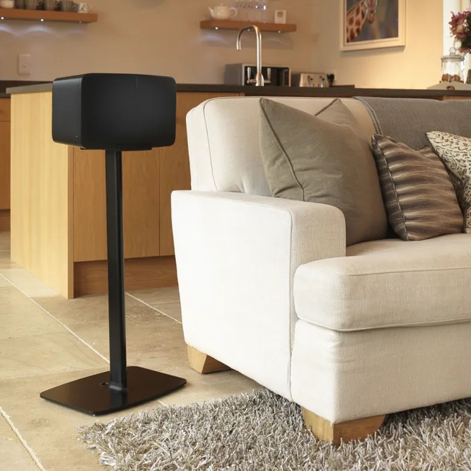 FLEXSON Floor Stand (Sophisticated Design, FLX-FIVEFLRSTD-BLK, Black) FLEXSON Floor Stand (Sophisticated Design, FLX-FIVEFLRSTD-BLK, Black)_3