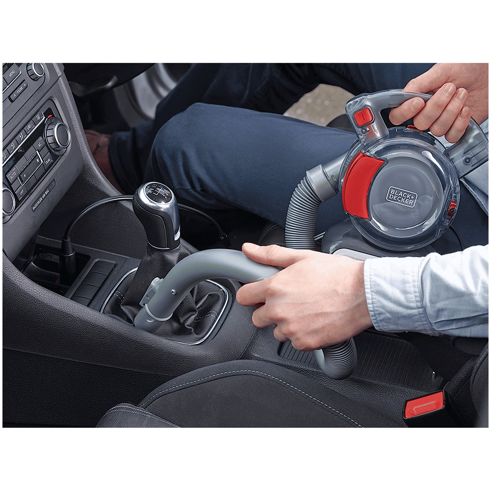 BLACK+DECKER 12.5 Watts Car Vacuum Cleaner (560ml, PD1200AV-B1, Grey)_3