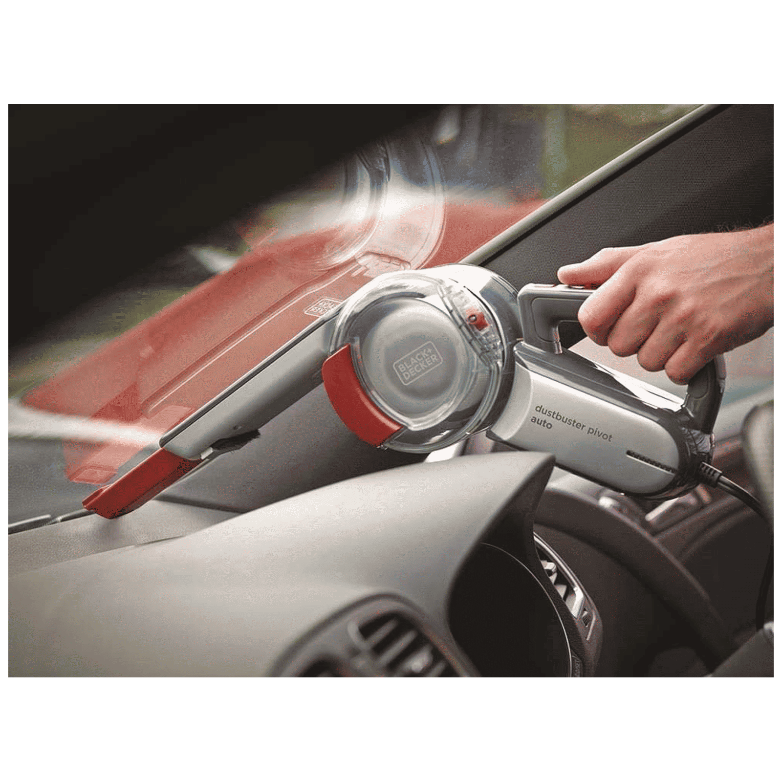 BLACK+DECKER 11 Watts Car Vacuum Cleaner (440ml, PV1200AV-B1, Grey)_5