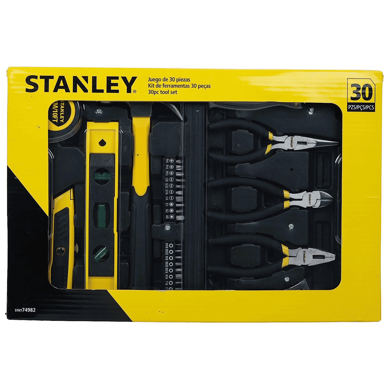 STANLEY Home Tool Kit (High Level of Precision, STHT74982, Black)_3