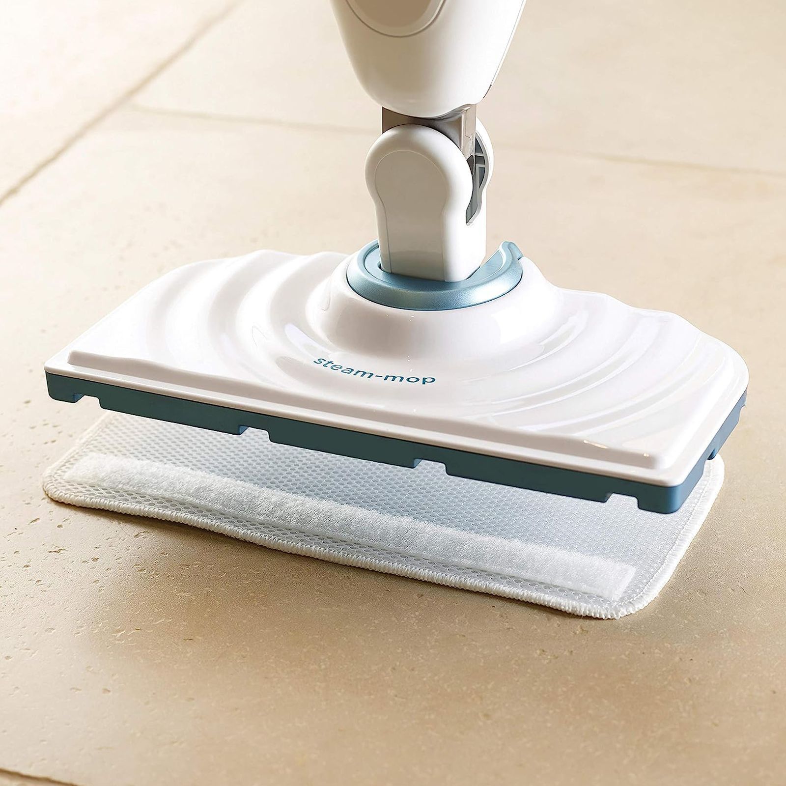 BLACK+DECKER 1300 Watts Steam Mop Cleaner (FSM1605-B1, White and Blue)_3