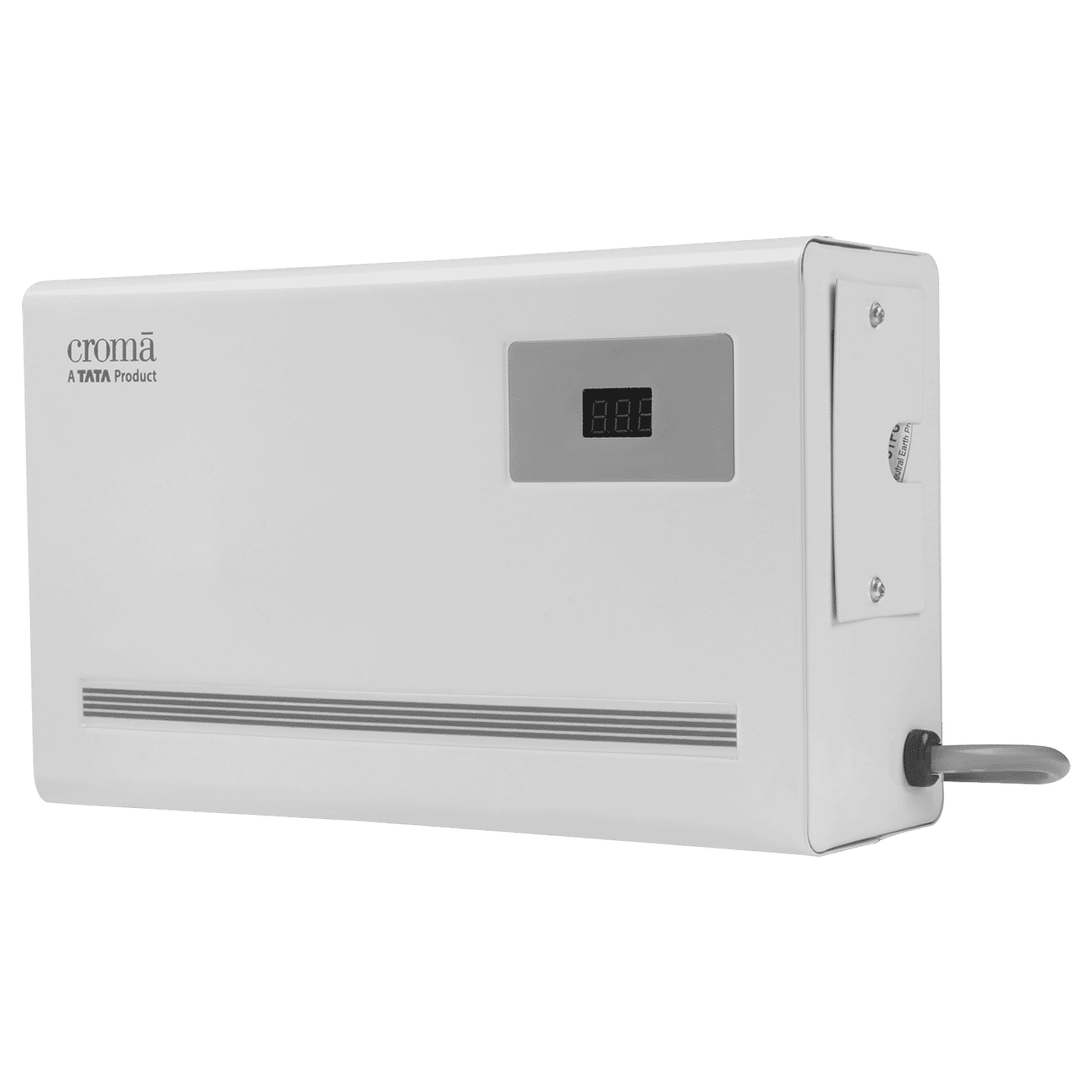 Croma 9 Amps Voltage Stabilizer For 1.5T Air Conditioner (150 - 270 V, Thermal Overload Protection, CRLS150KAA297201, White) Croma 9 Amps Voltage Stabilizer For 1.5T Air Conditioner (150 - 270 V, Thermal Overload Protection, CRLS150KAA297201, White)_5