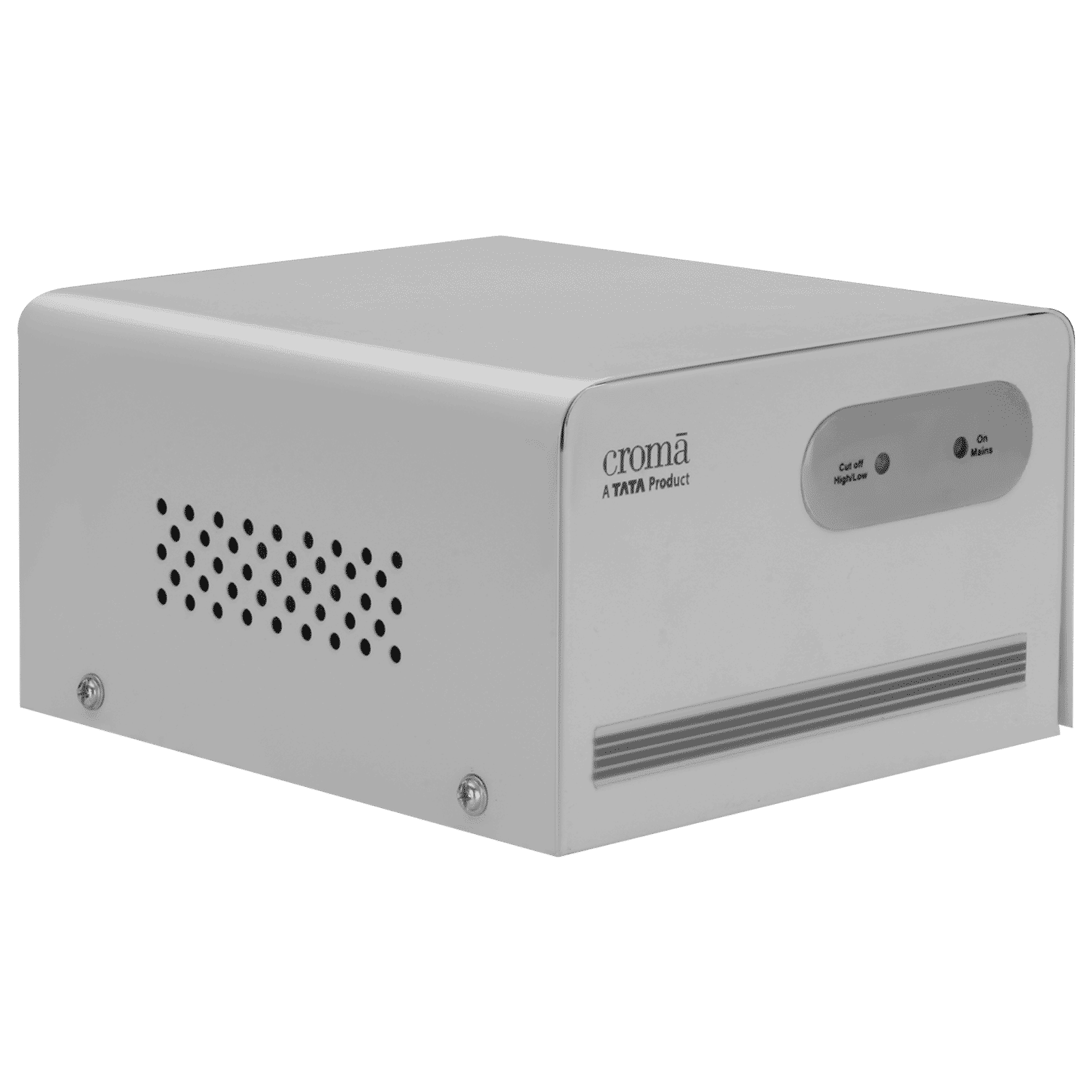 Croma 1.2 Amp Voltage Stabilizer For Up to 177.8cm (70") TV + 1 SetTop Box (140 - 270 V, Thermal Shutdown, White)_2
